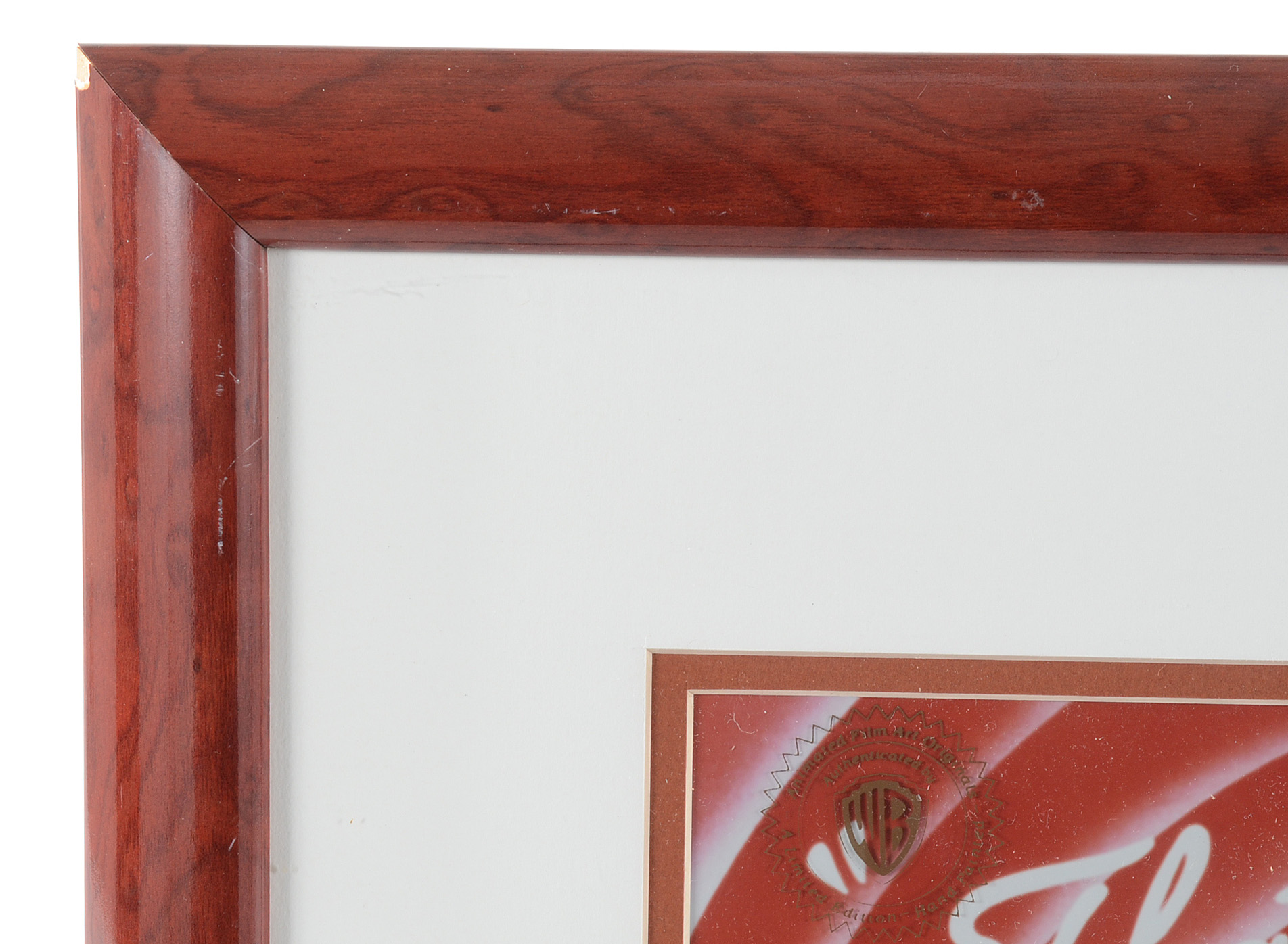 Autographed Original "Porky Pig" Warner Bros Cartoon Cel