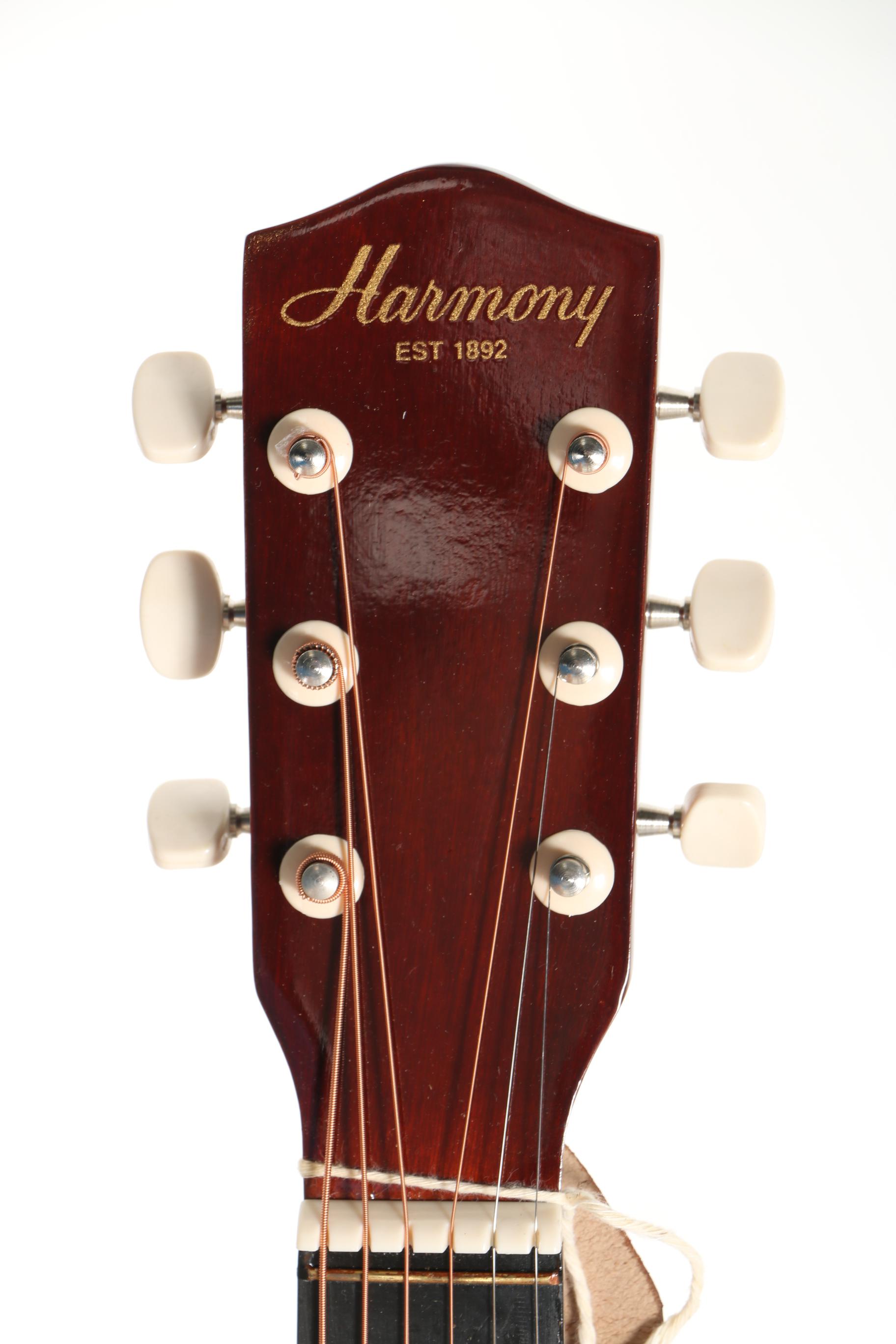 Vintage Harmony Acoustic Guitar