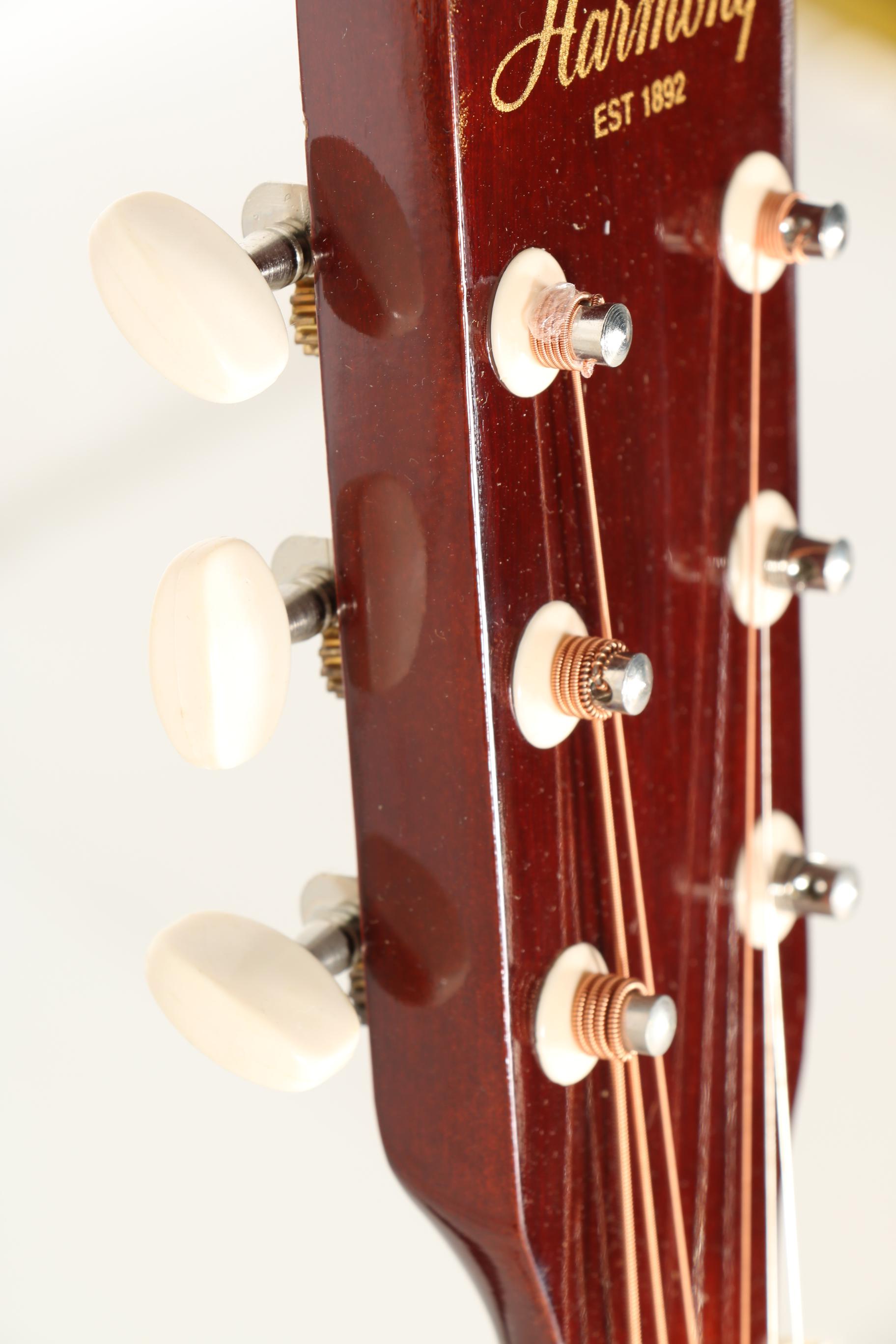 Vintage Harmony Acoustic Guitar