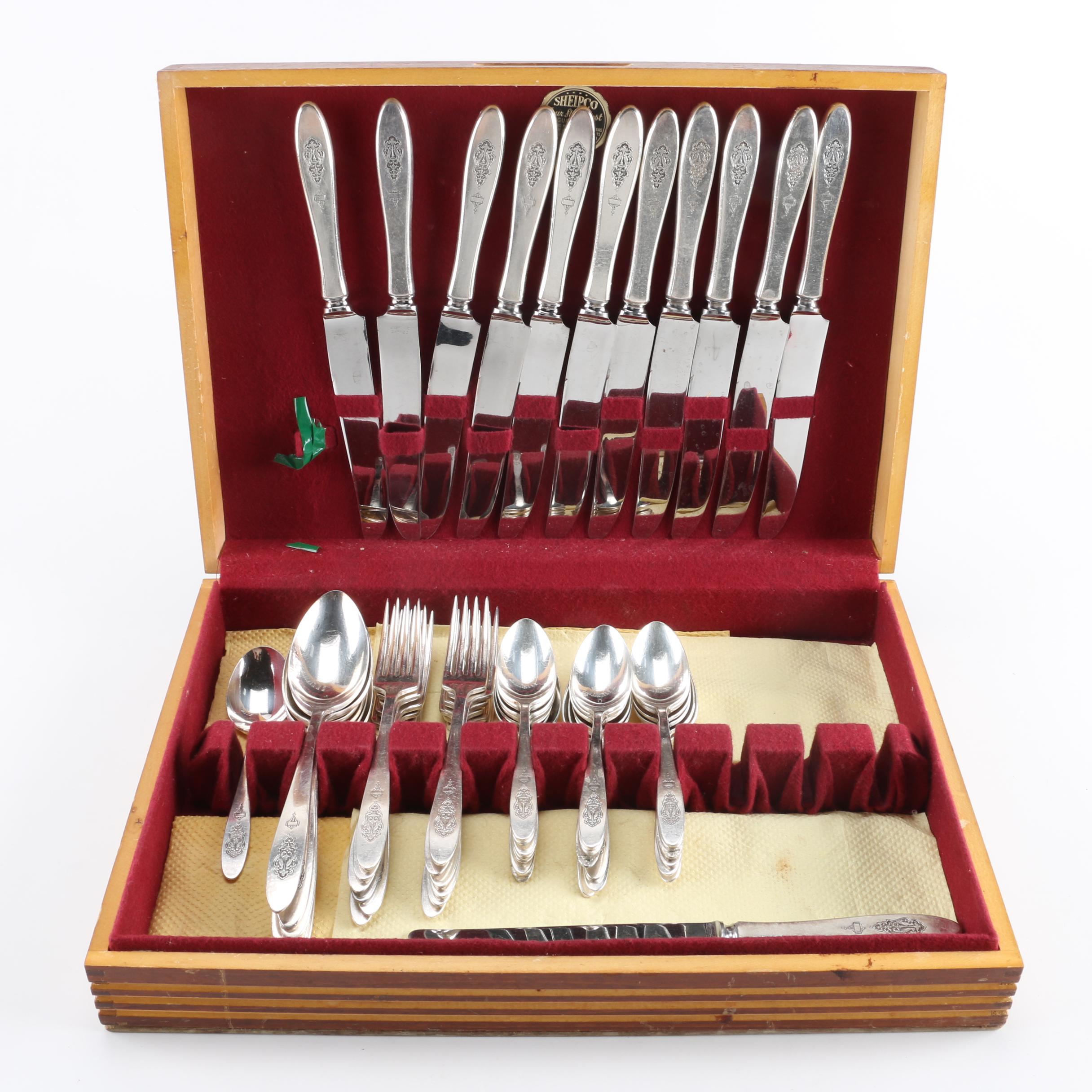 Oneida Community "Bird of Paradise" Silver Plate Flatware