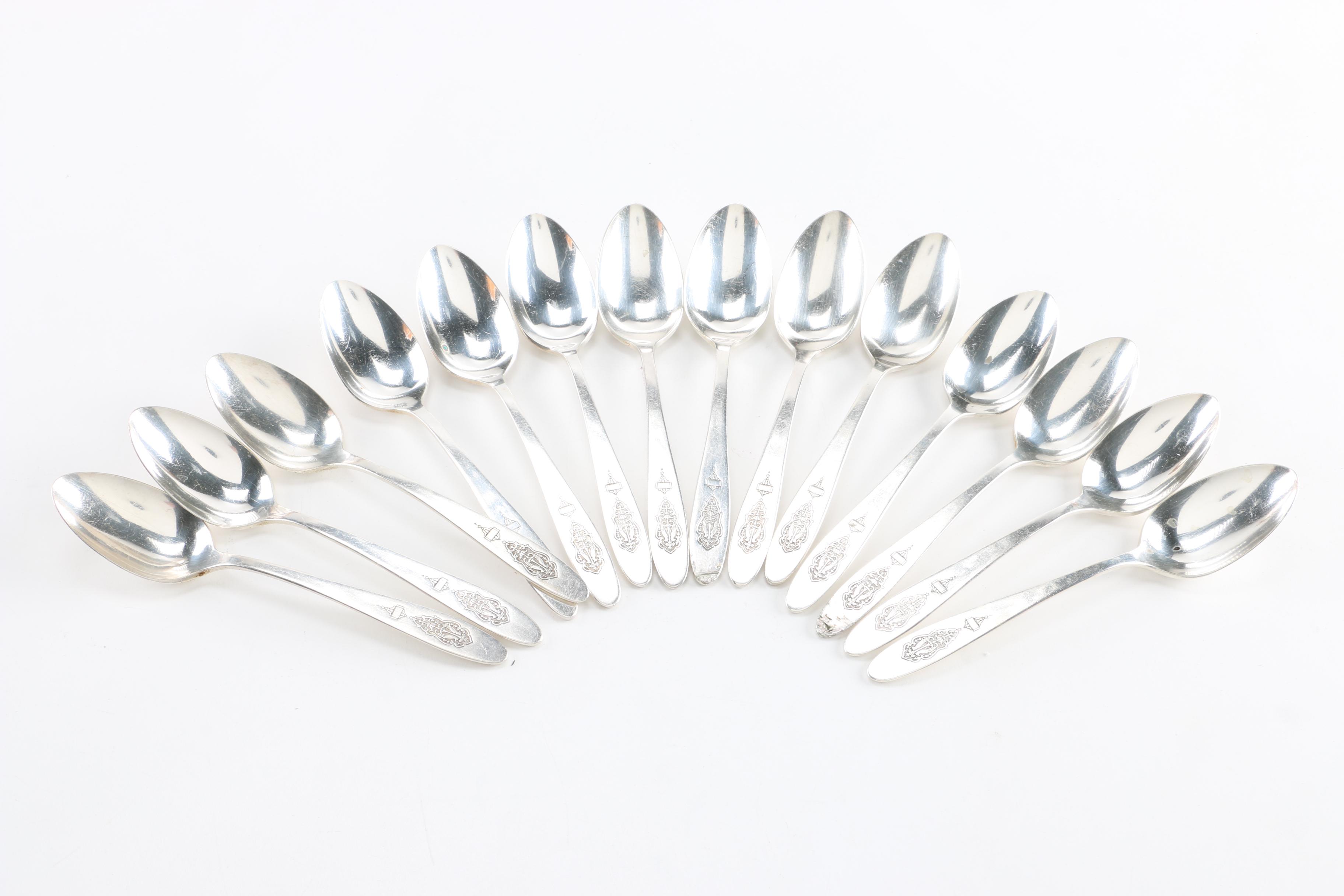 Oneida Community "Bird of Paradise" Silver Plate Flatware
