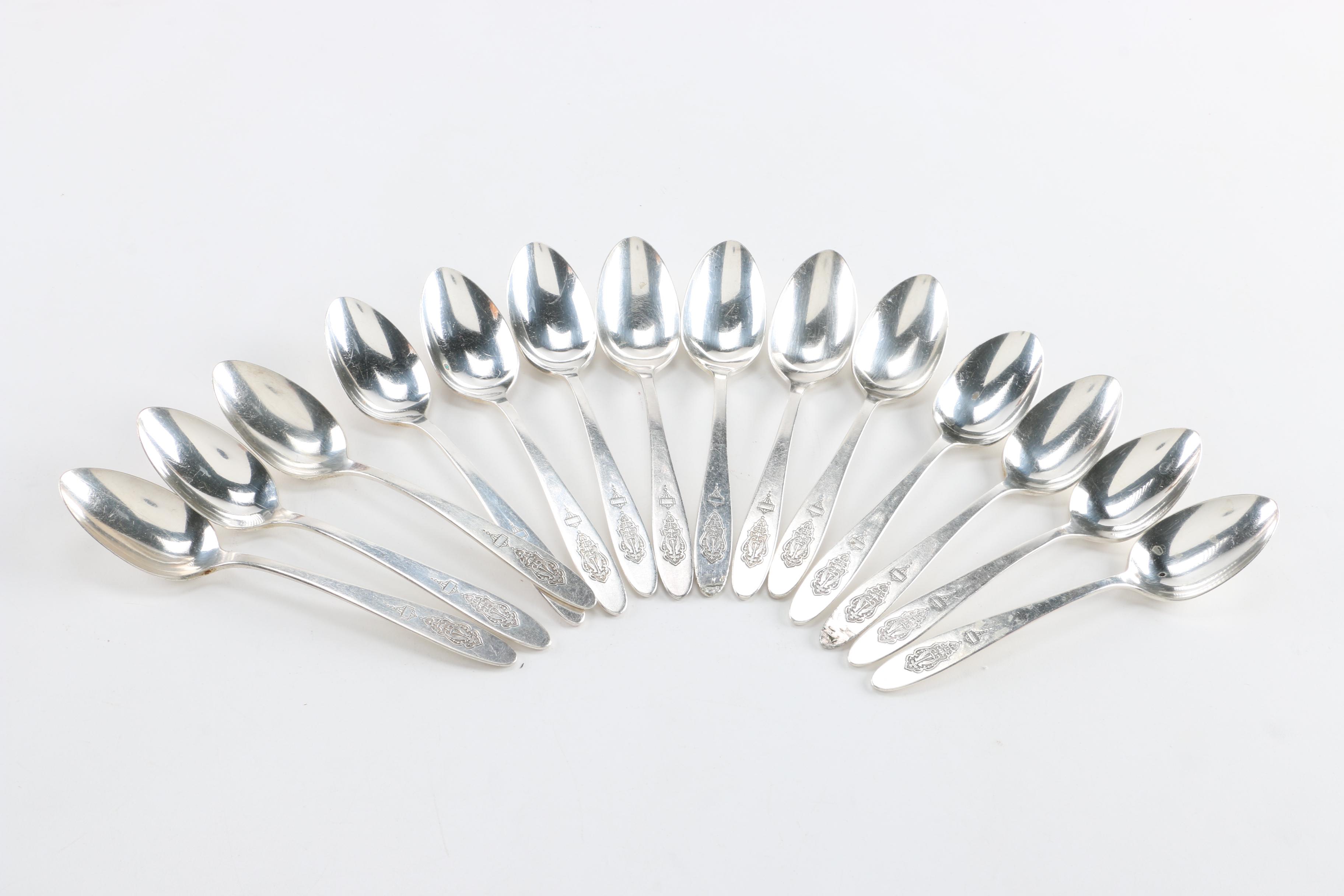 Oneida Community "Bird of Paradise" Silver Plate Flatware