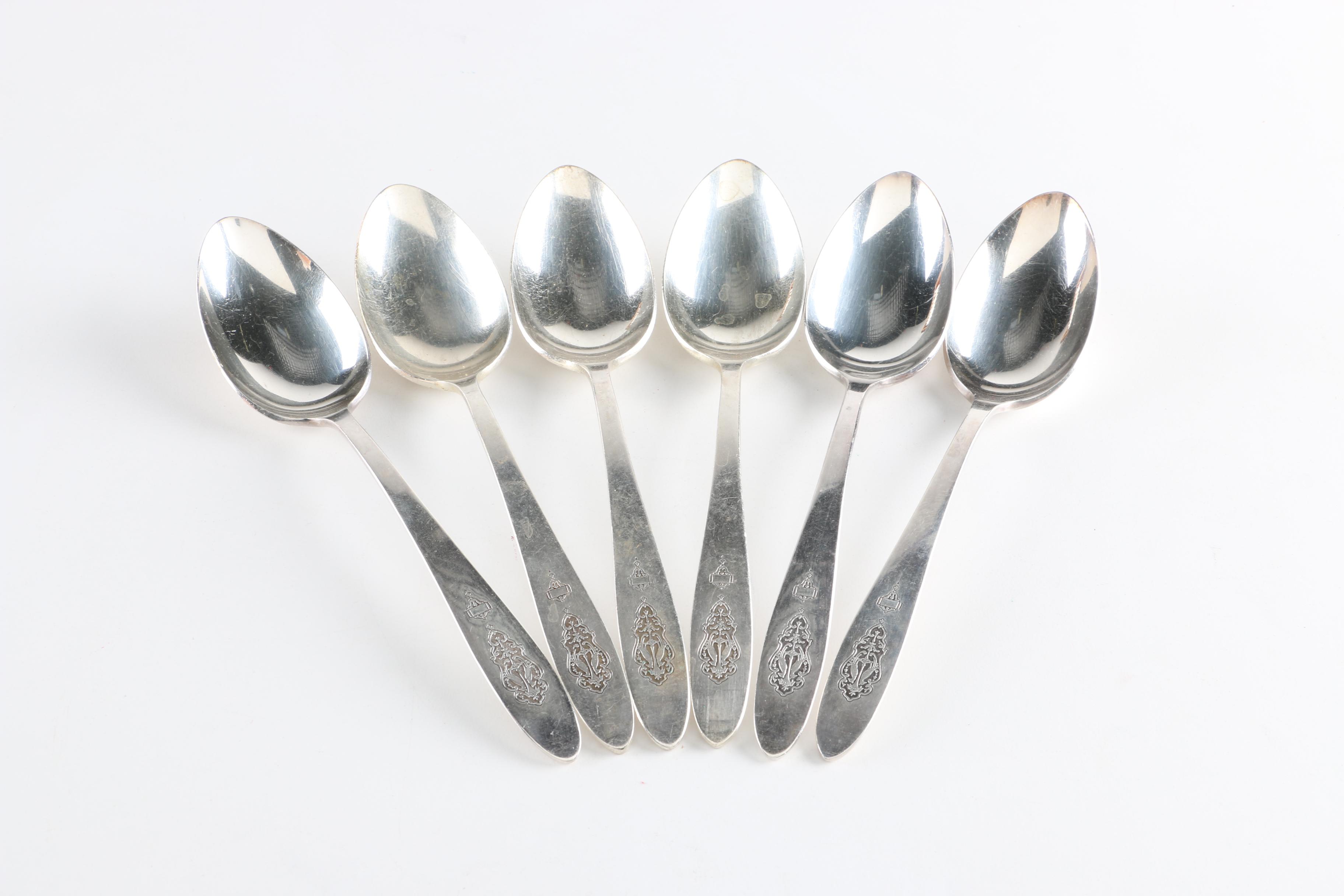 Oneida Community "Bird of Paradise" Silver Plate Flatware