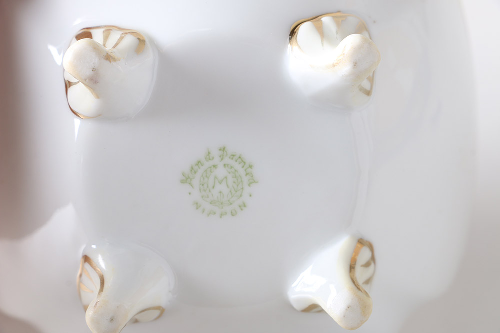 Early 20th Century Hand Painted Nippon Morimura Dresser Set