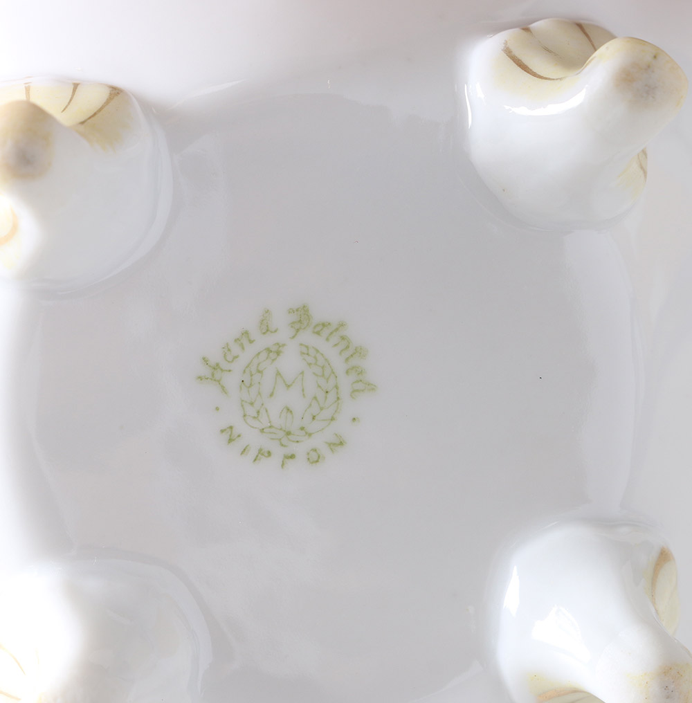 Early 20th Century Hand Painted Nippon Morimura Dresser Set