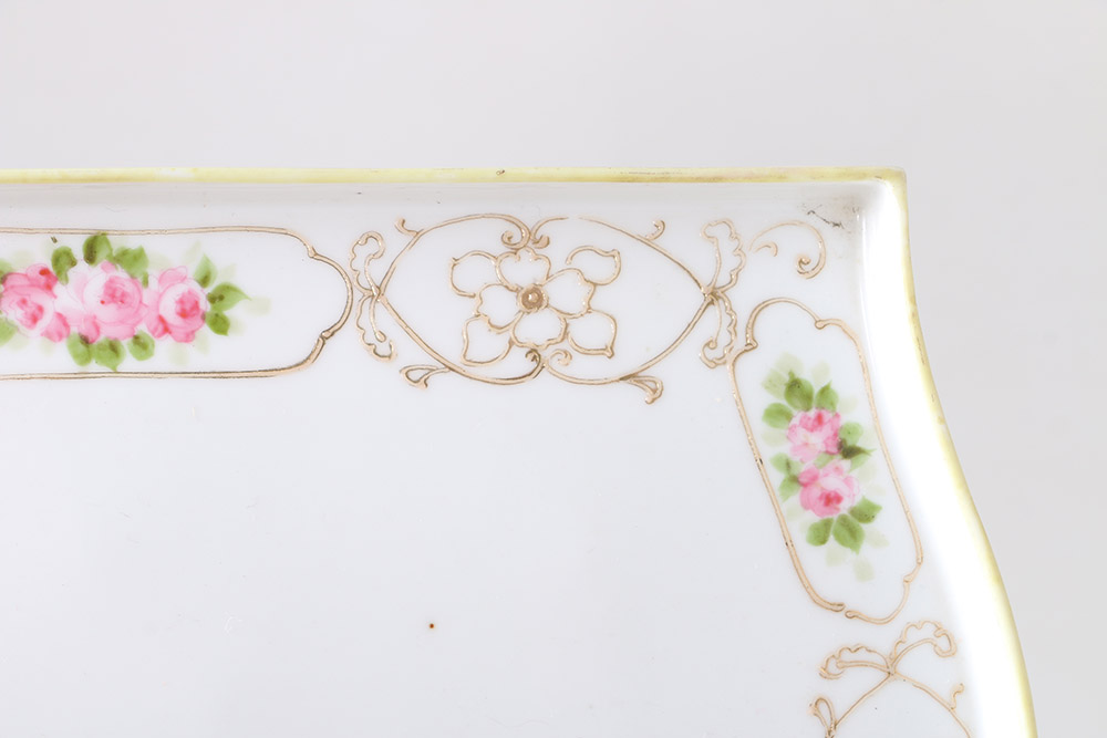 Early 20th Century Hand Painted Nippon Morimura Dresser Set