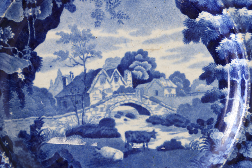 Early 19th Century English Staffordshire Transferware Plates