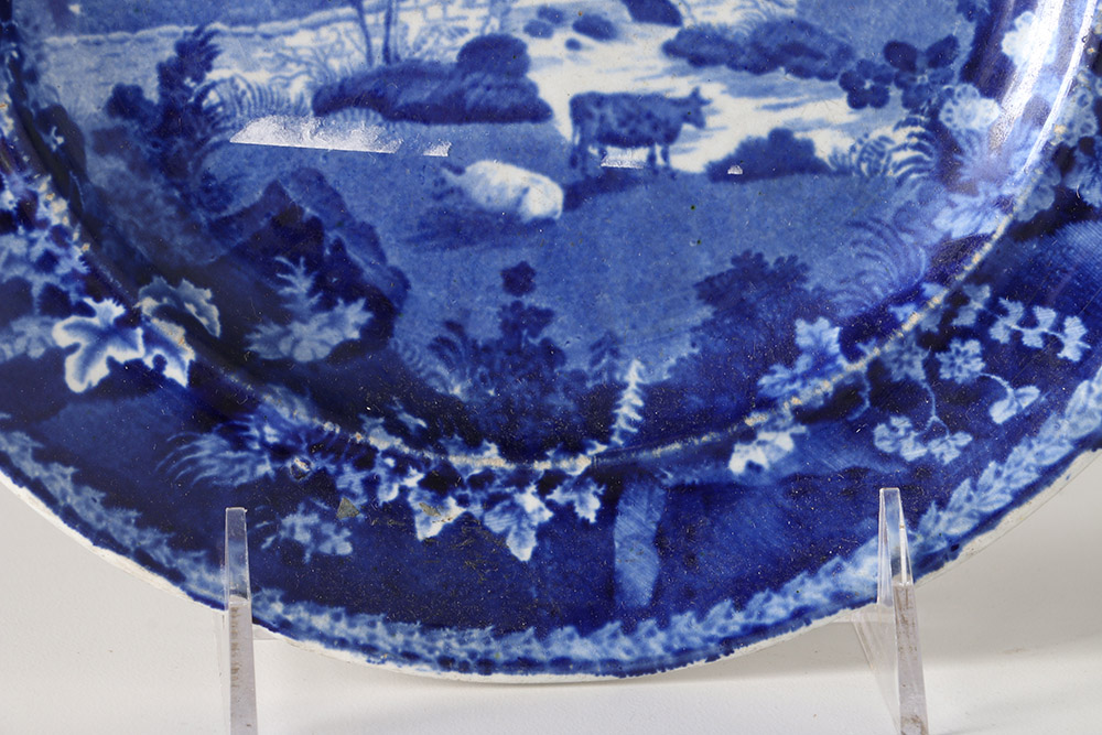 Early 19th Century English Staffordshire Transferware Plates