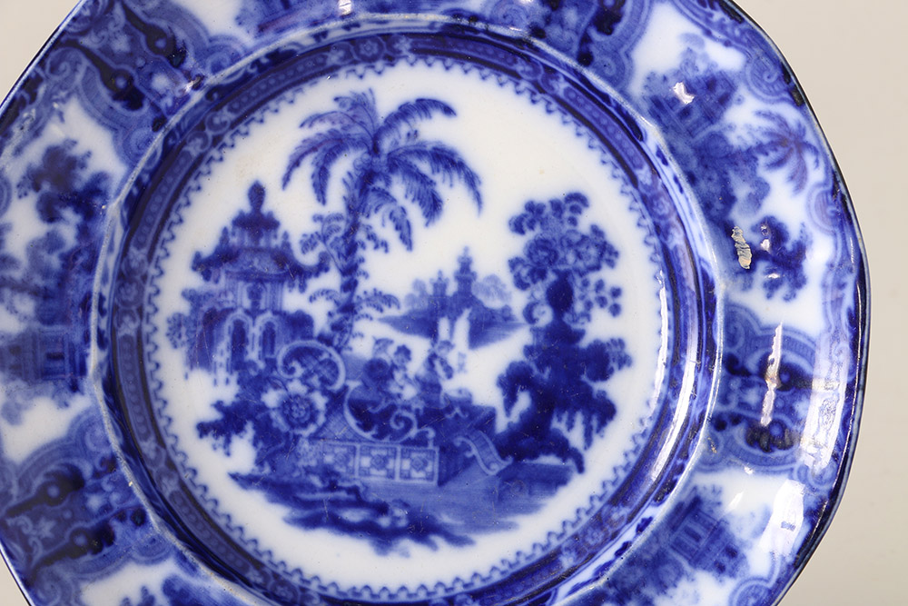 Early 19th Century English Staffordshire Transferware Plates