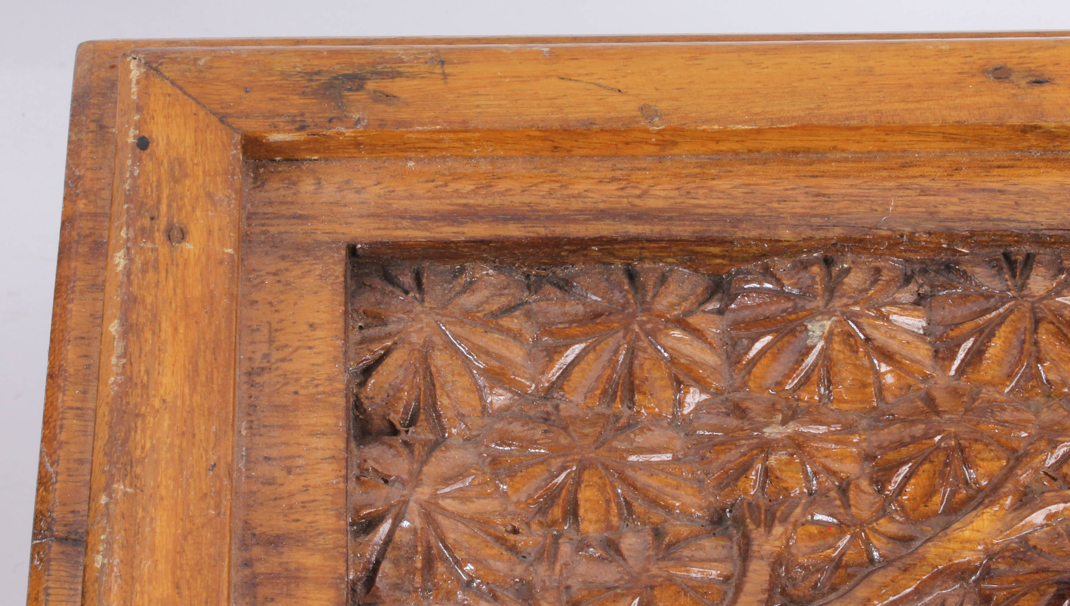 Filipino Style Carved Wooden Side Tables