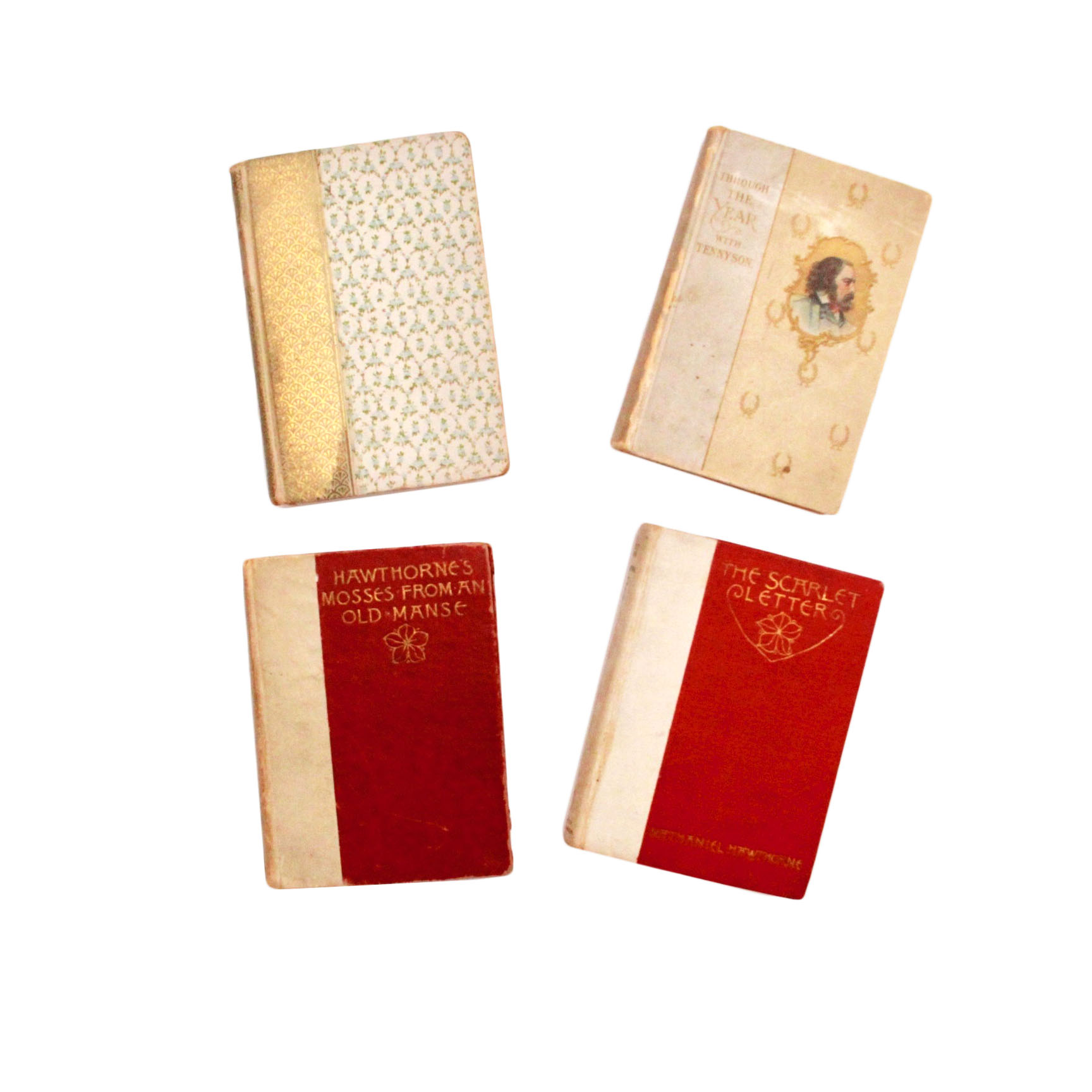 Antique Works of Literature by Tennyson and Hawthorne