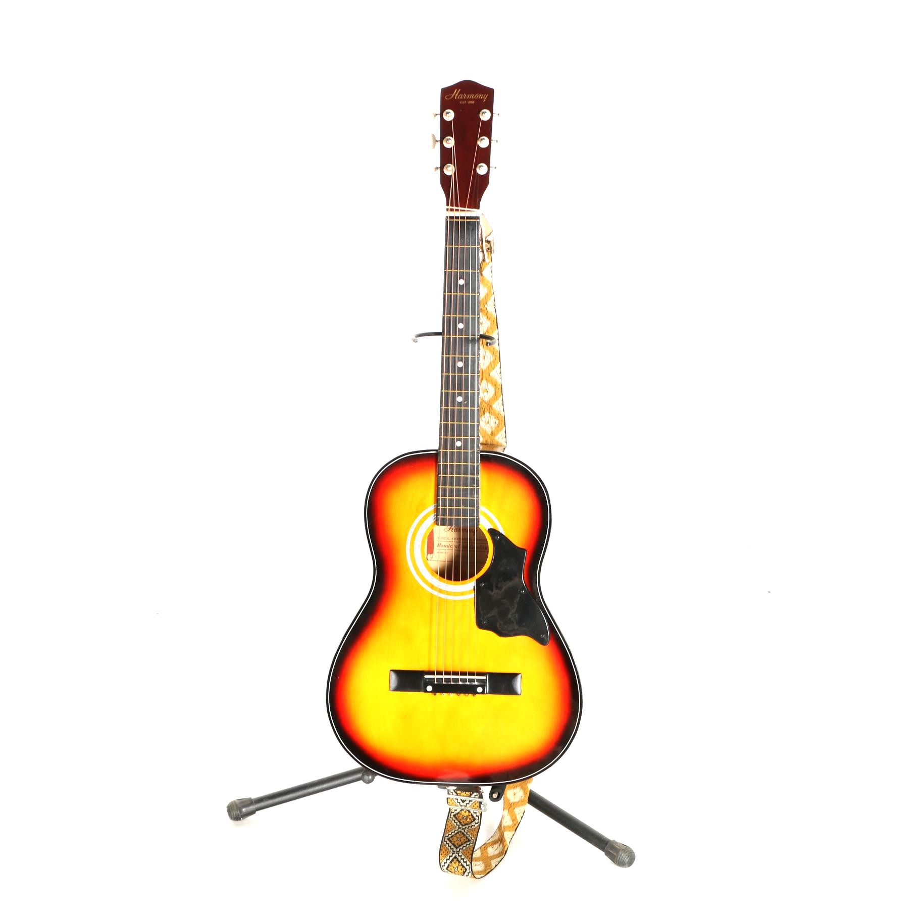 Vintage Harmony Acoustic Guitar