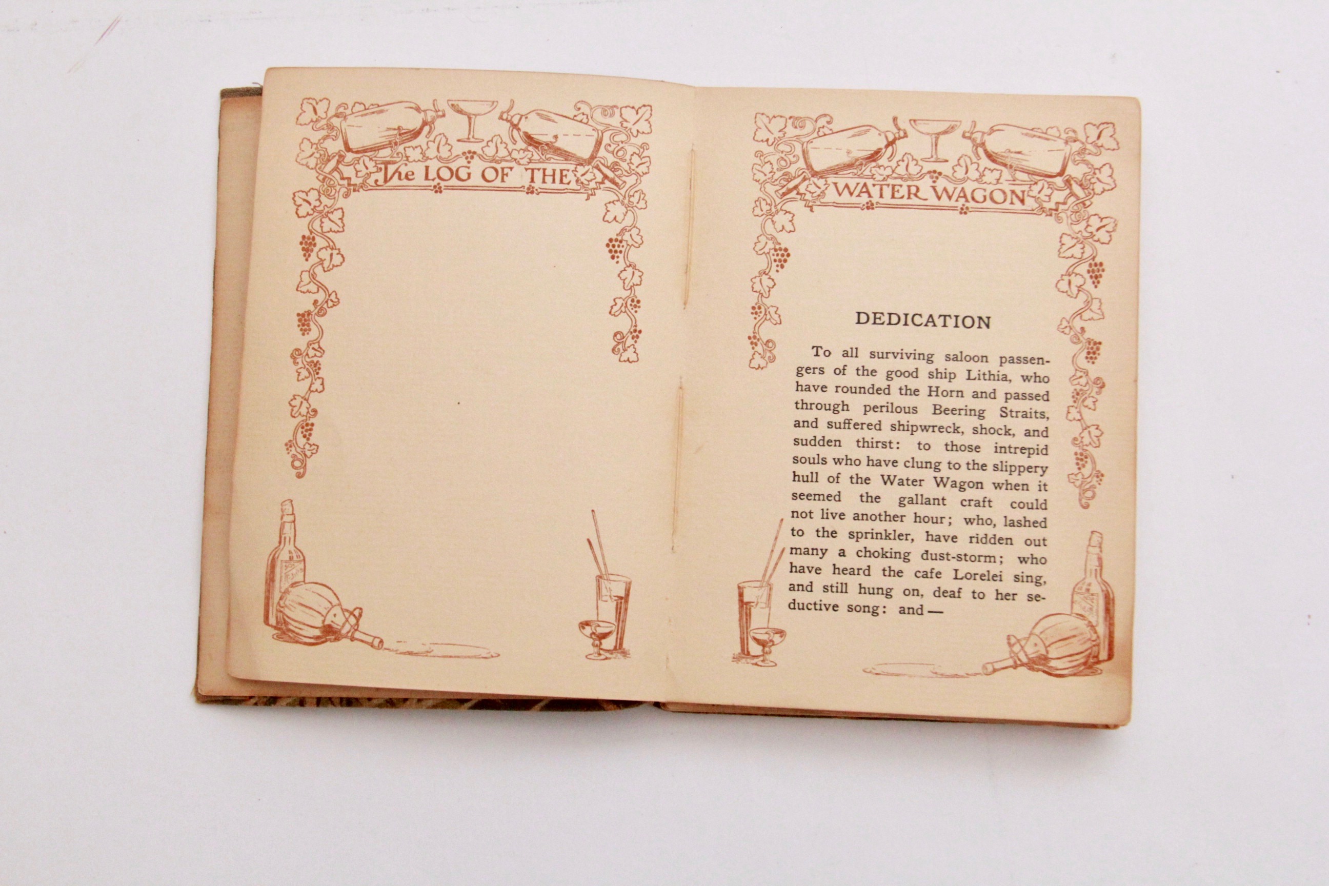 1905 "The Log of the Water Wagon or The Cruise of the Good Ship 'Lithia'"