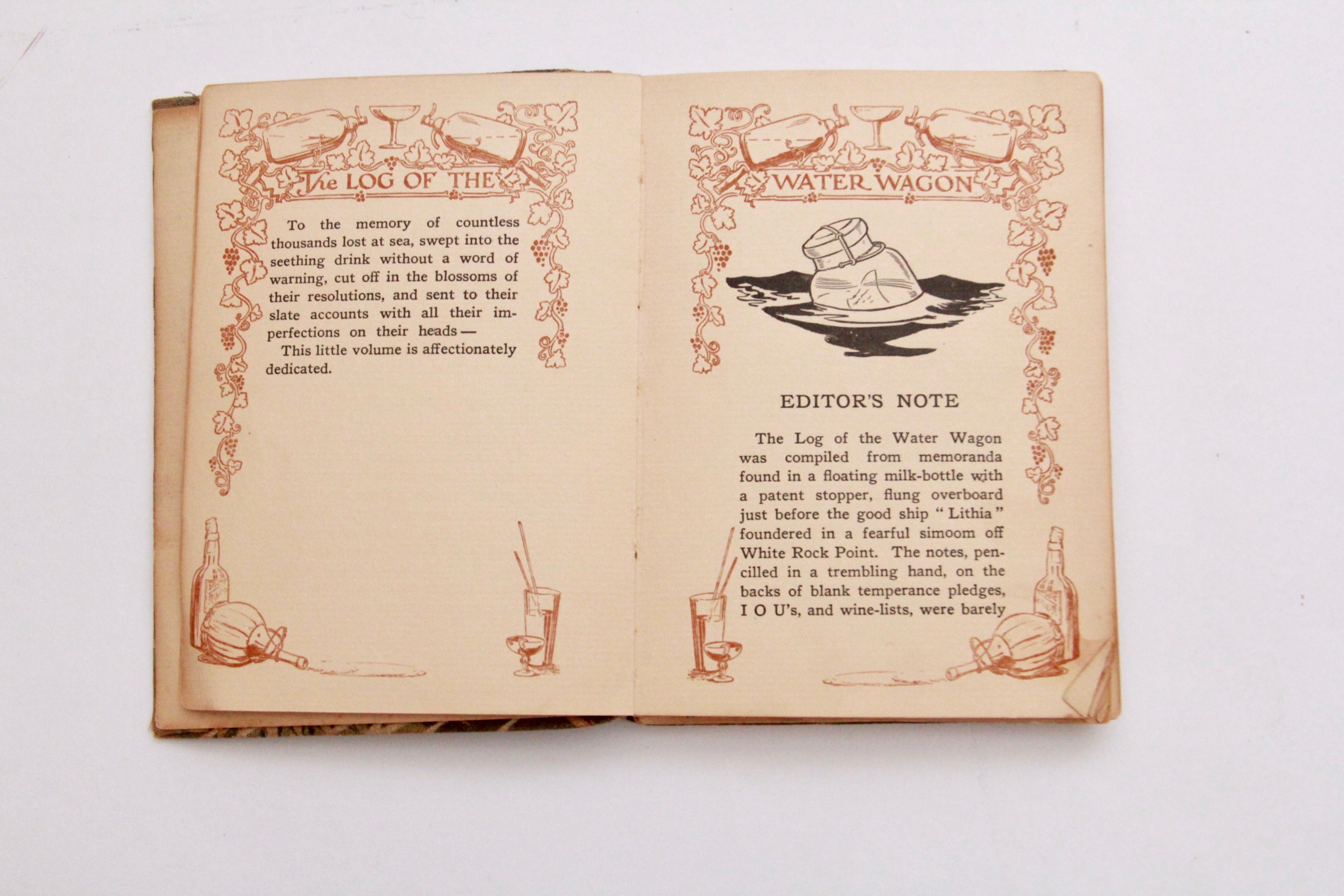 1905 "The Log of the Water Wagon or The Cruise of the Good Ship 'Lithia'"