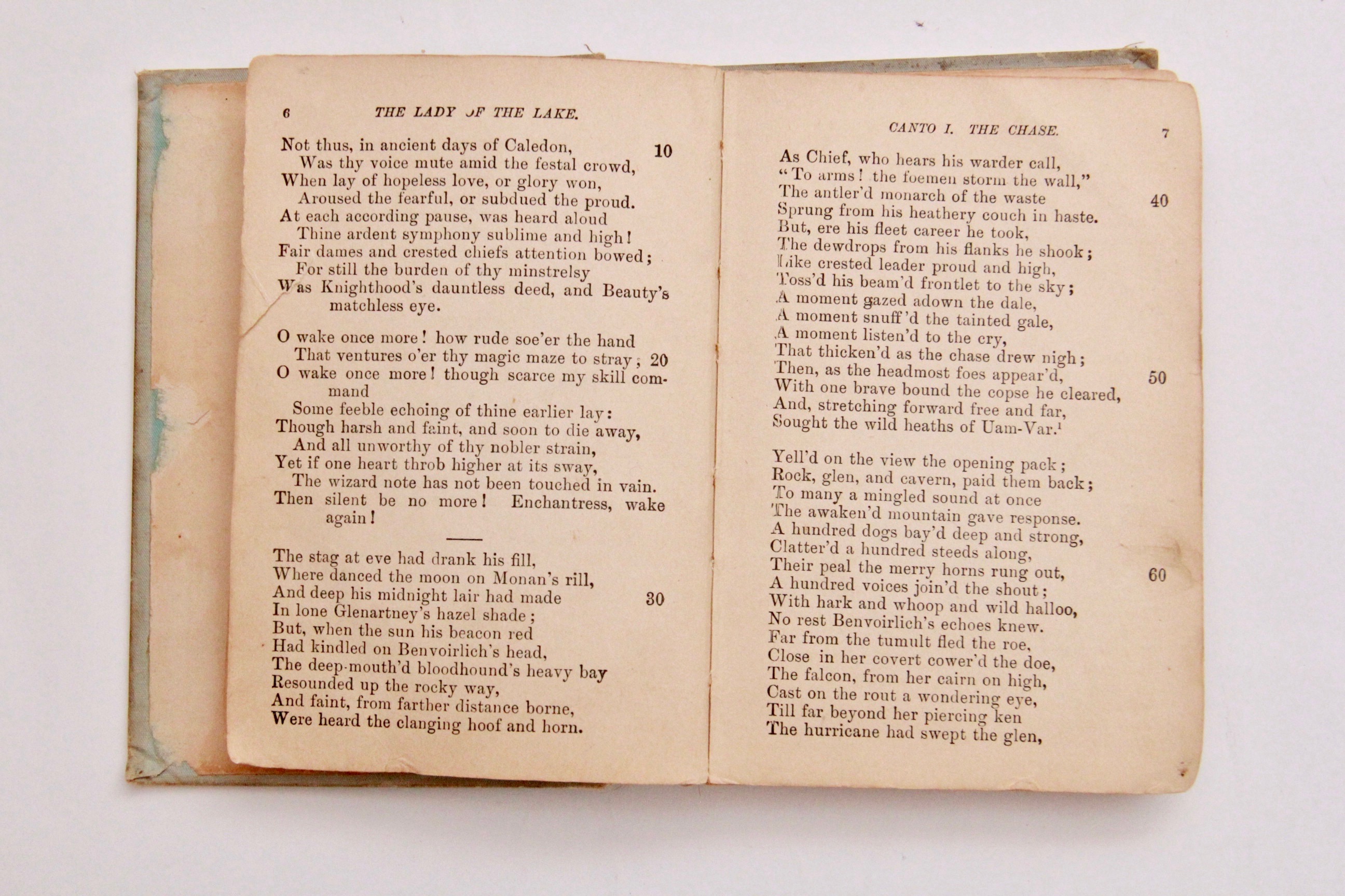 Antique "The Lady Of The Lake: A Poem in Six Cantos" by Sir Walter Scott