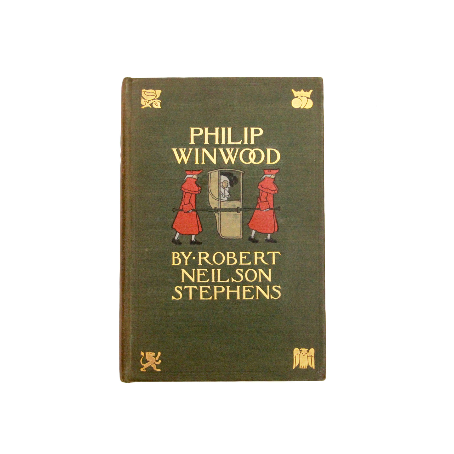 Signed Antique Book "Philip Winwood" by Robert Neilson Stephens