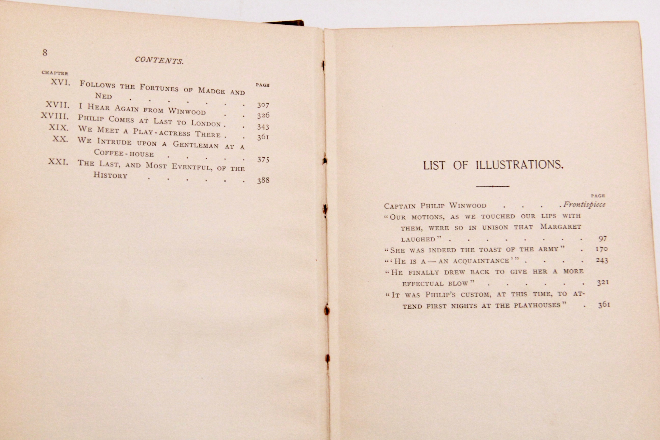 Signed Antique Book "Philip Winwood" by Robert Neilson Stephens