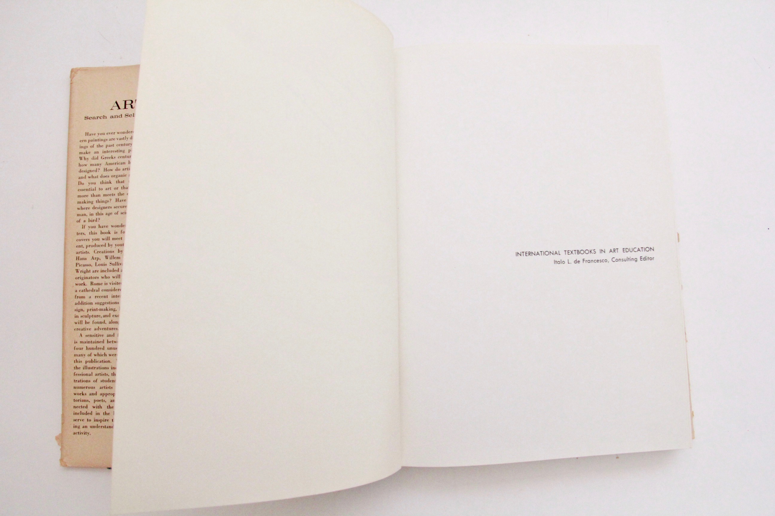 Signed "Art: Search and Self-Discovery" by James A. Schinneller