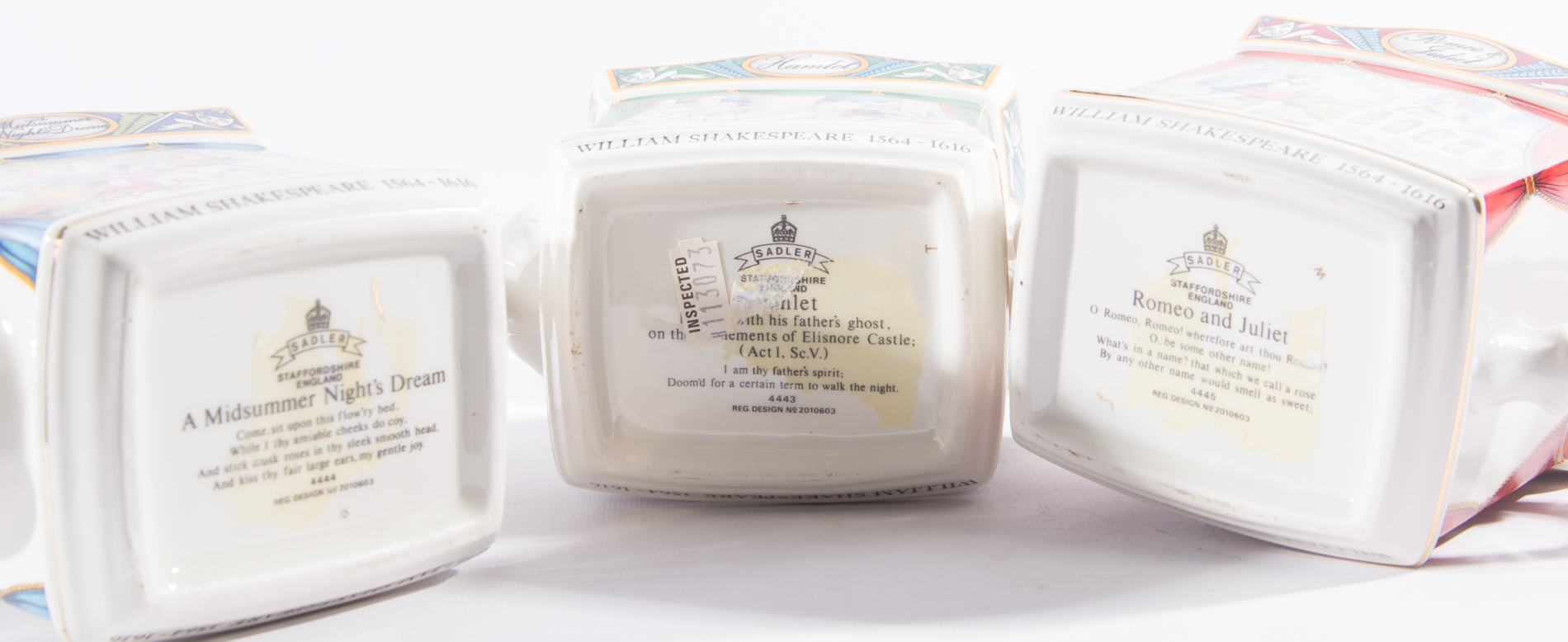 Sadler Teapot William Shakespeare Collection