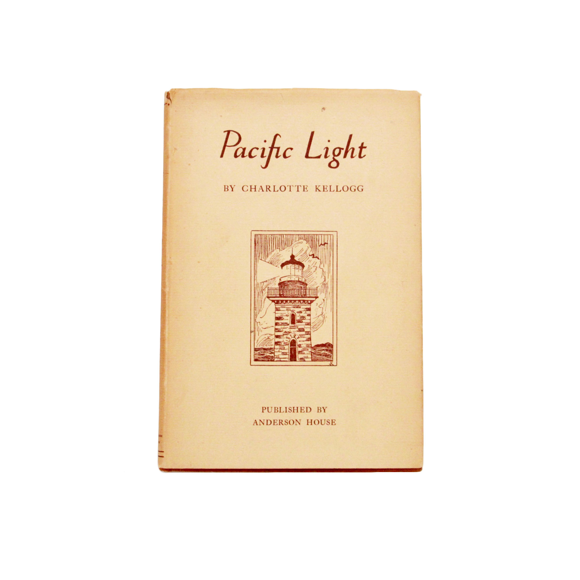 Signed First Edition "Pacific Light" Poetry Book by Charlotte Kellogg