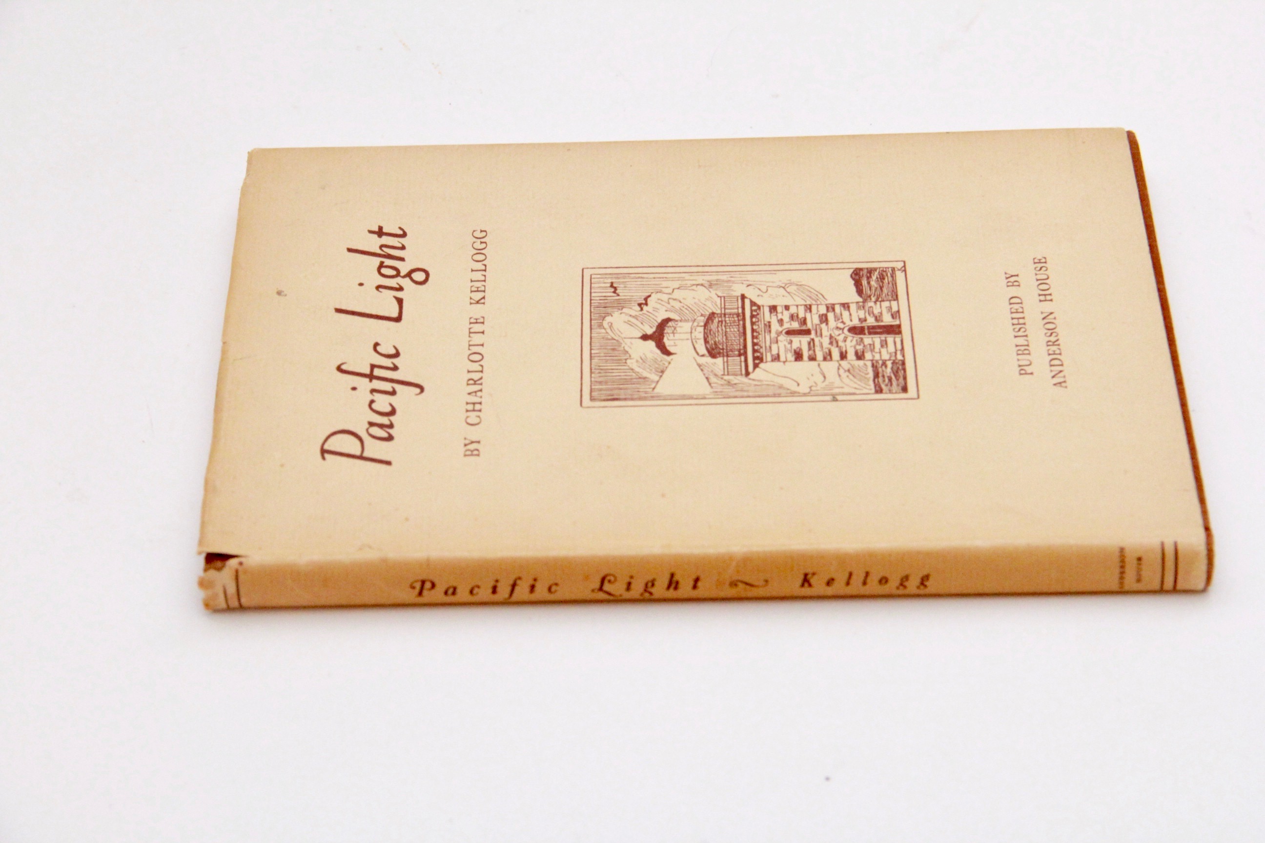 Signed First Edition "Pacific Light" Poetry Book by Charlotte Kellogg
