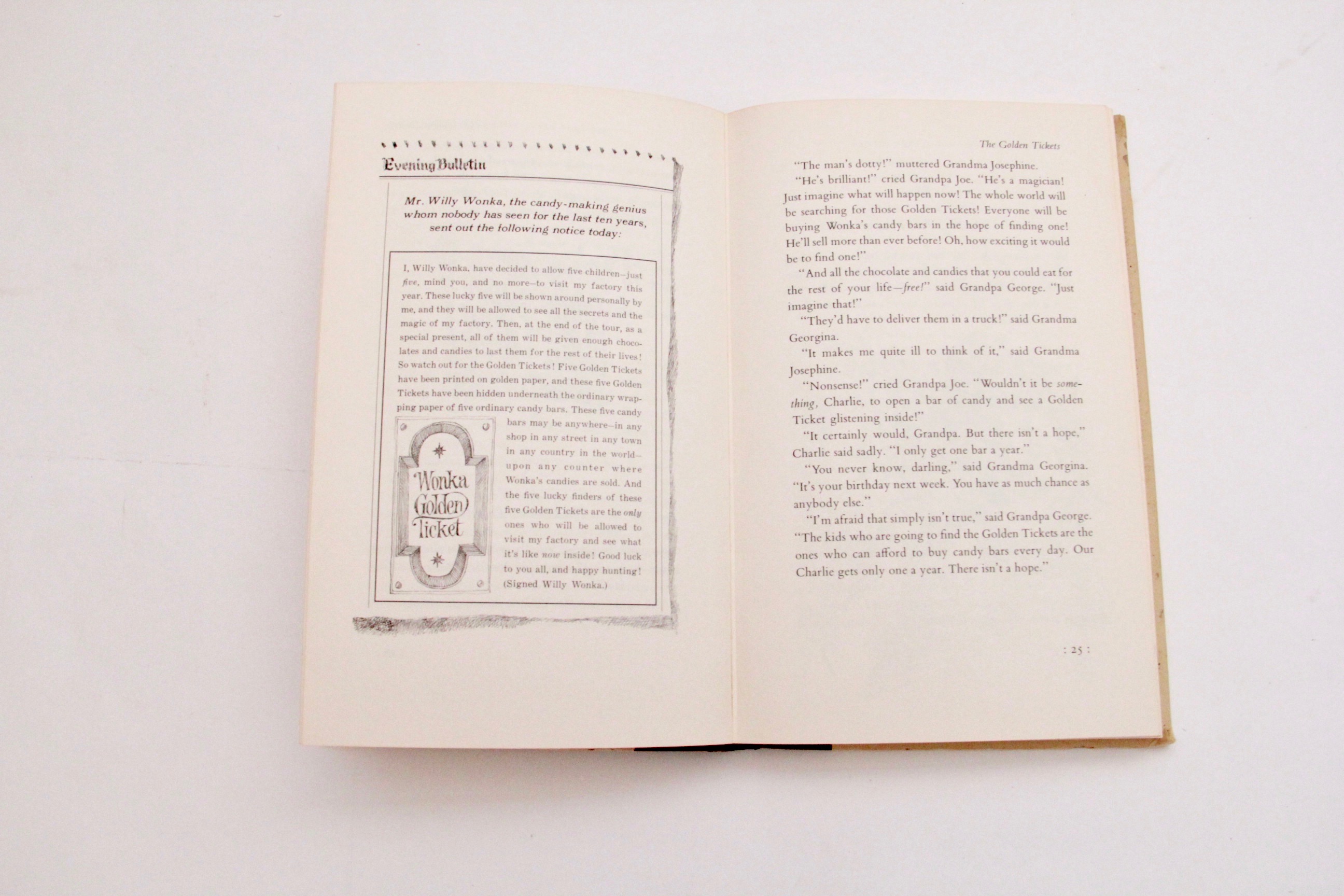 "Charlie And The Chocolate Factory" by Roald Dahl