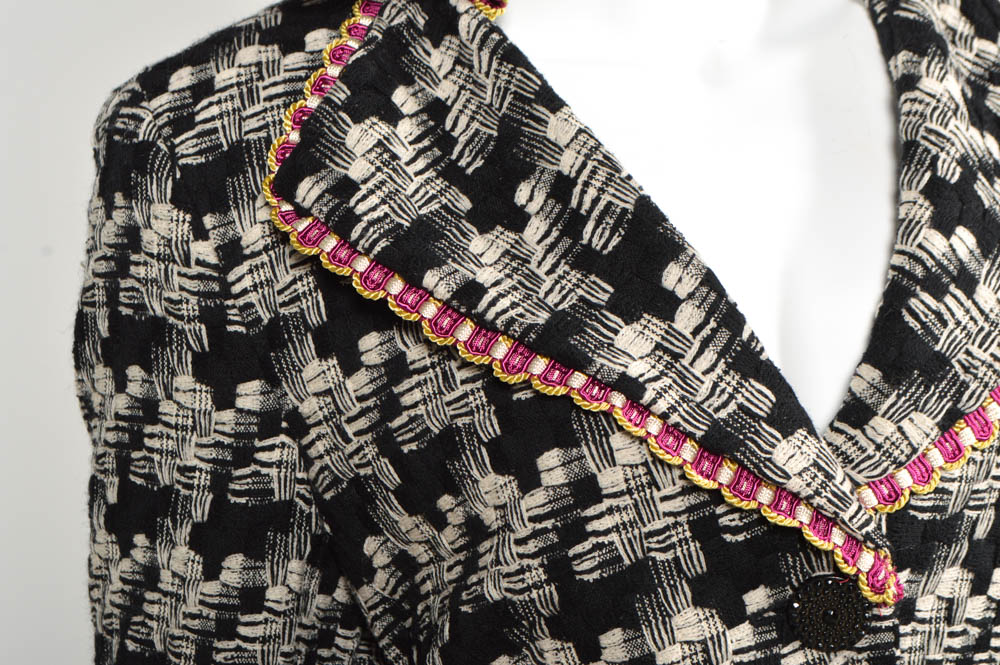 Pam McMahon Couture Jacket with Belt and  Karen Millen Houndstooth Pants