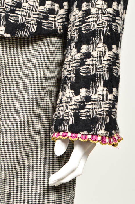 Pam McMahon Couture Jacket with Belt and  Karen Millen Houndstooth Pants