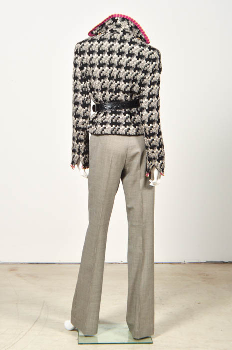 Pam McMahon Couture Jacket with Belt and  Karen Millen Houndstooth Pants
