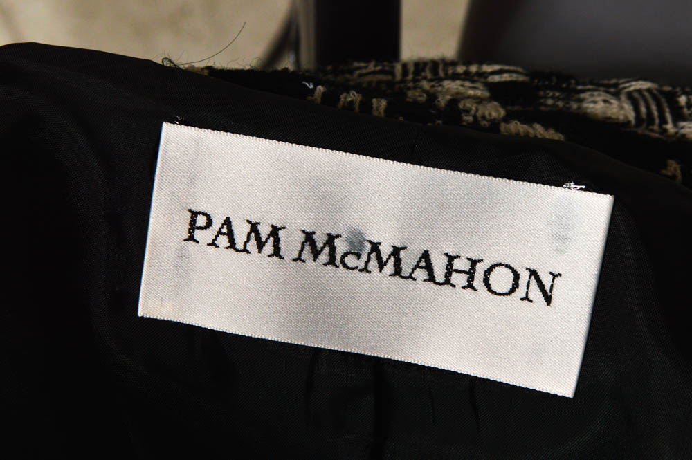 Pam McMahon Couture Jacket with Belt and  Karen Millen Houndstooth Pants