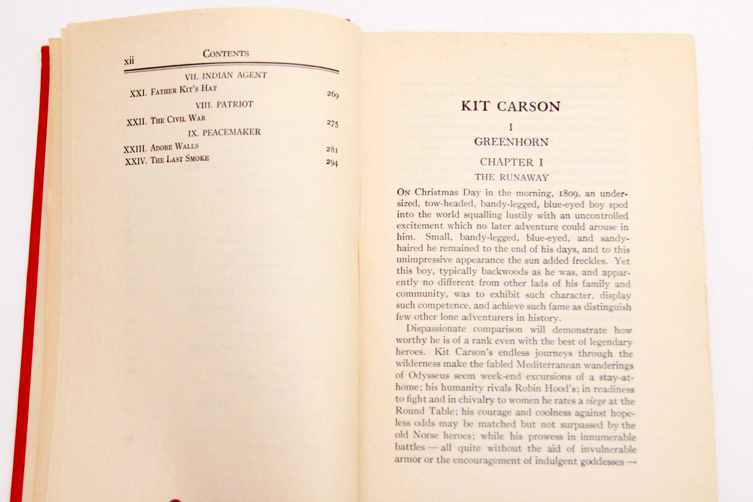 Kit Carson Biography and Works of Robert Louis Stevenson