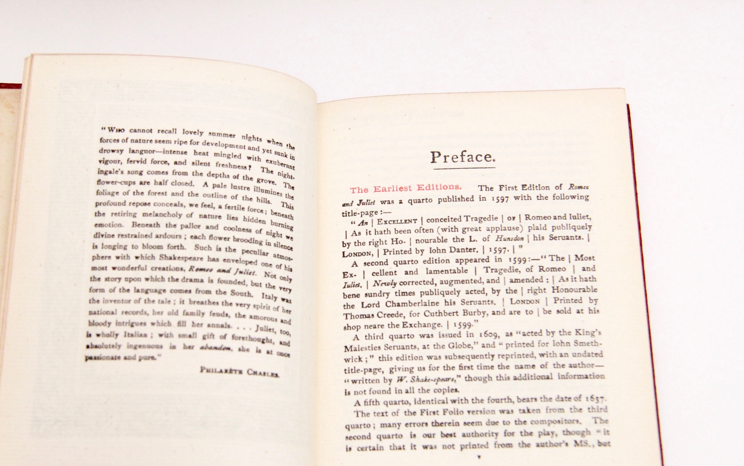 Thirty Nine Volume Collection of the Works of William Shakespeare