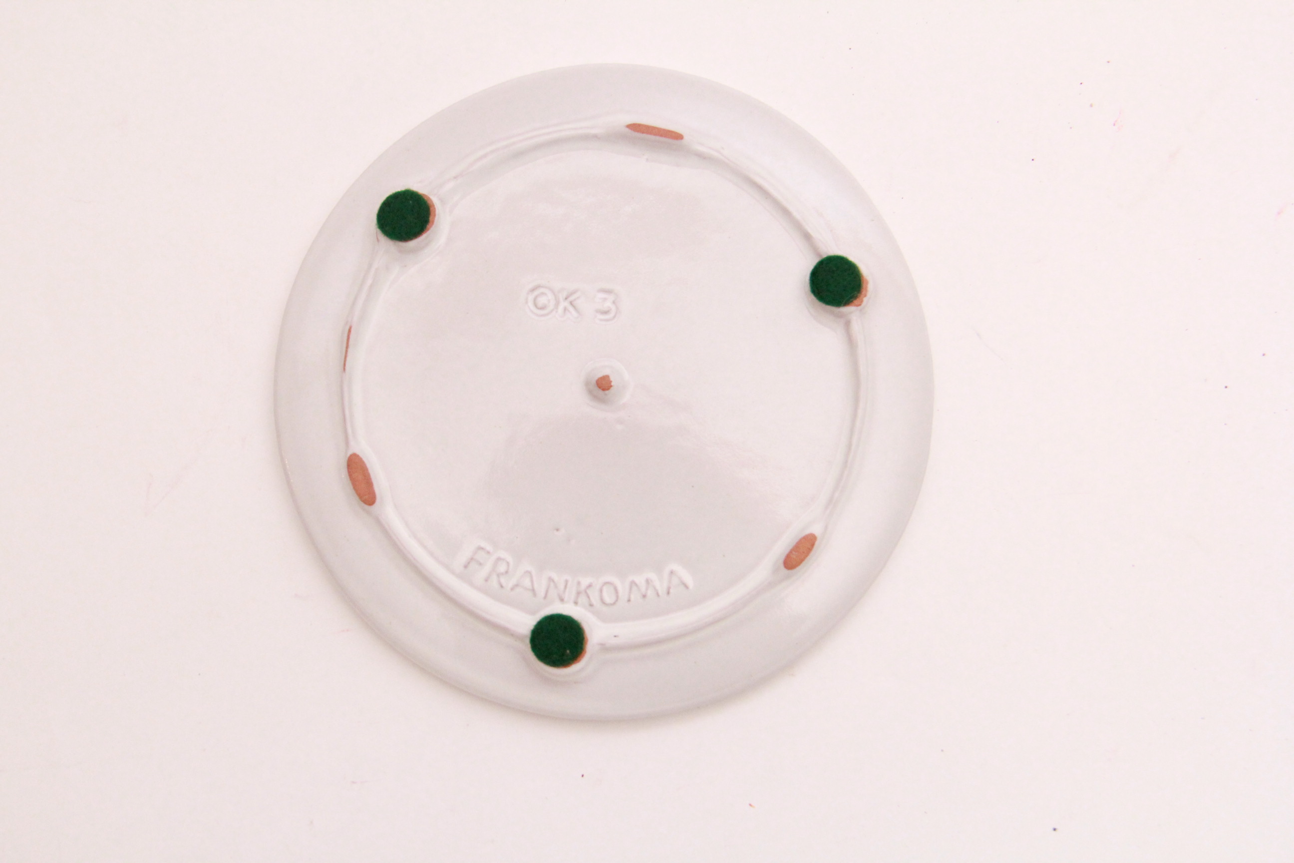 Frankoma Pottery "Seals of Five Civilized Tribes of Indians in Oklahoma" Plate