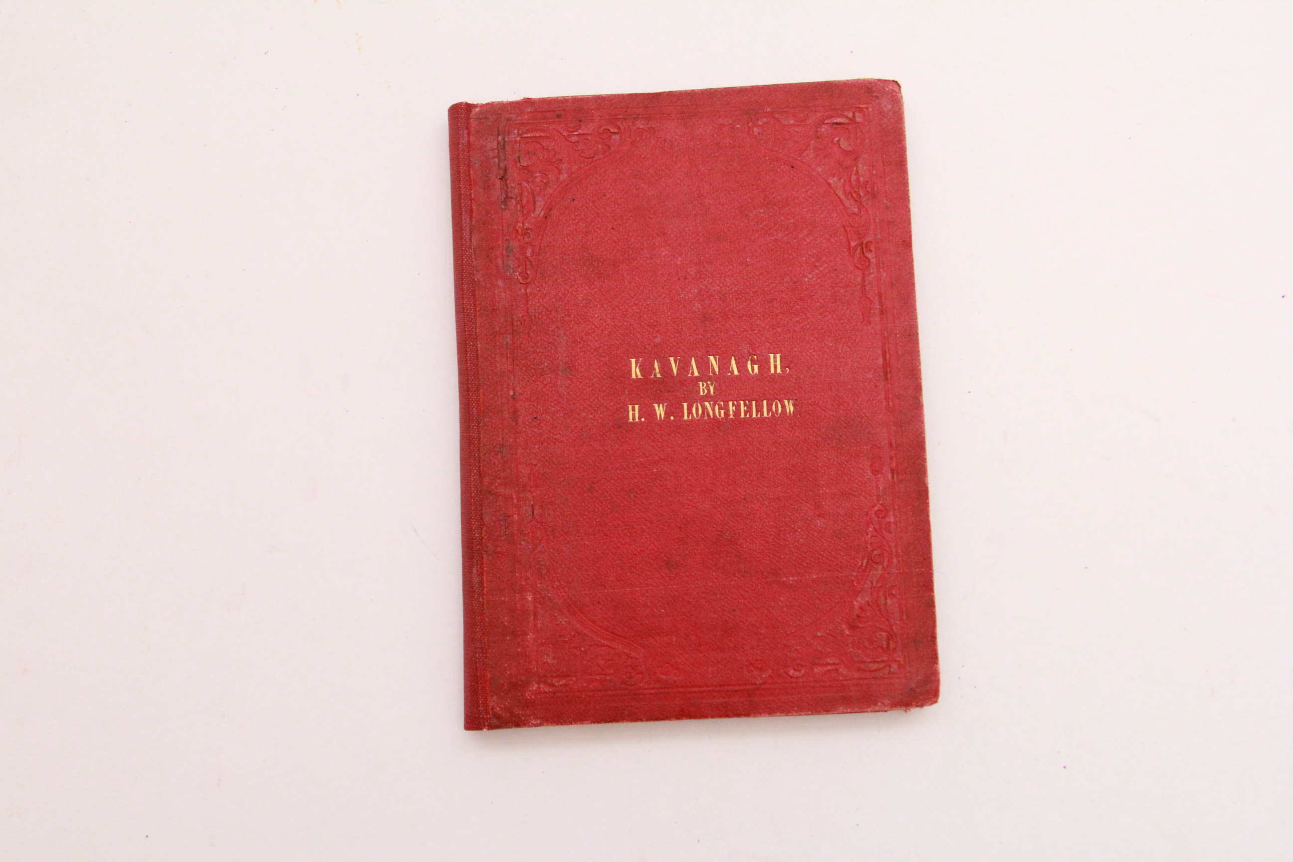 1849 First British Edition Liverpool Printing of "Kavanagh A Tale" by Henry Wadsworth Longfellow and More