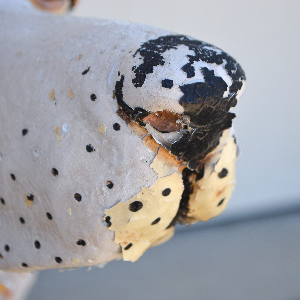 Mid 20th Century Plaster Basset Hound Figurine