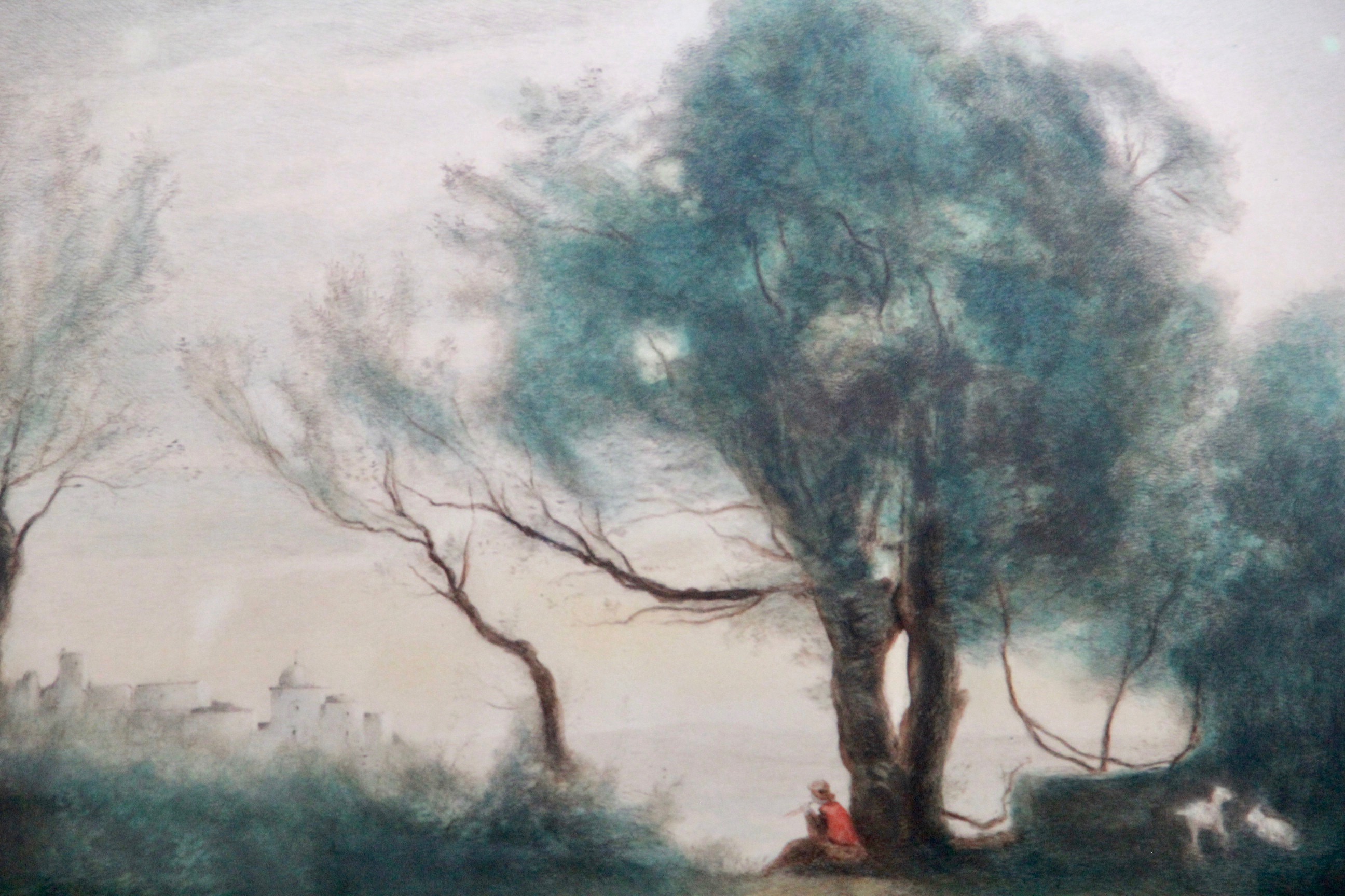 Jean-Baptiste-Camille Corot Hand-Colored Etchings After French Landscapes