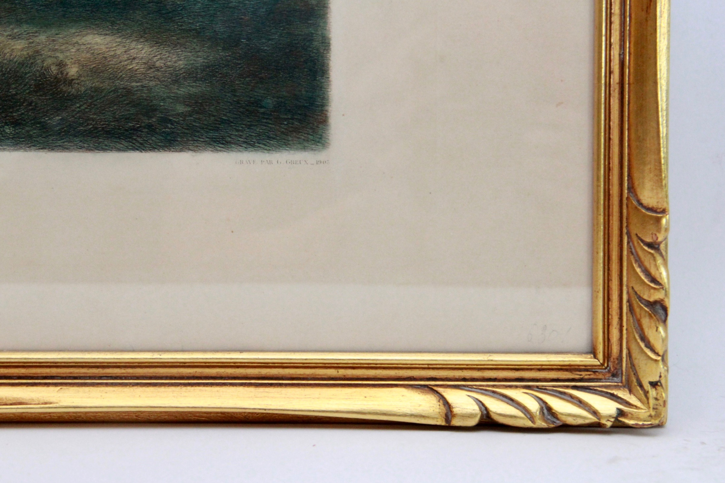 Jean-Baptiste-Camille Corot Hand-Colored Etchings After French Landscapes