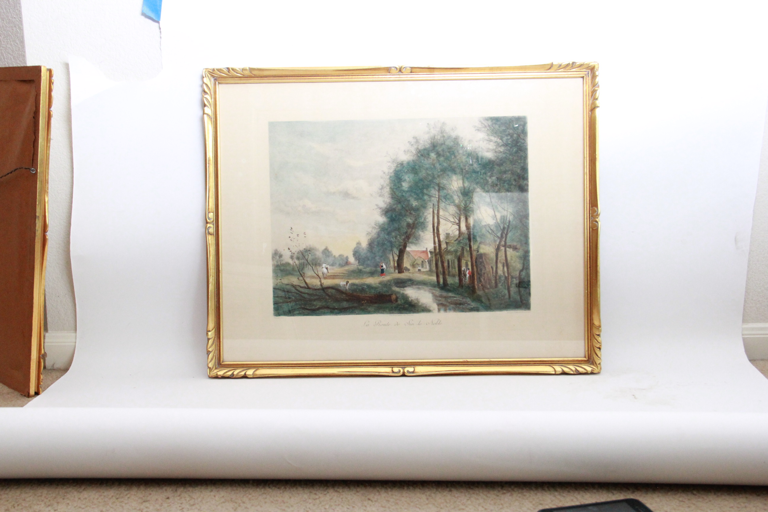 Jean-Baptiste-Camille Corot Hand-Colored Etchings After French Landscapes