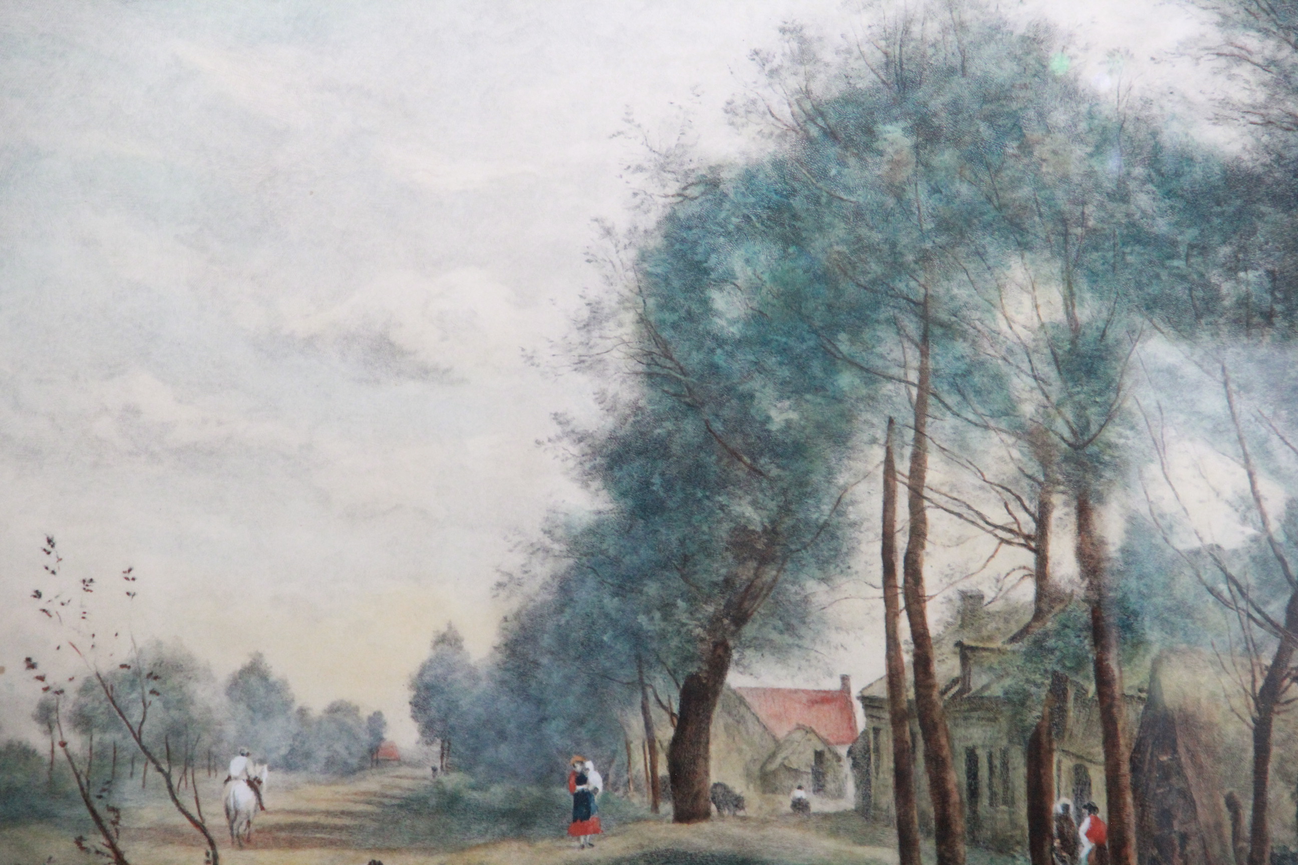 Jean-Baptiste-Camille Corot Hand-Colored Etchings After French Landscapes