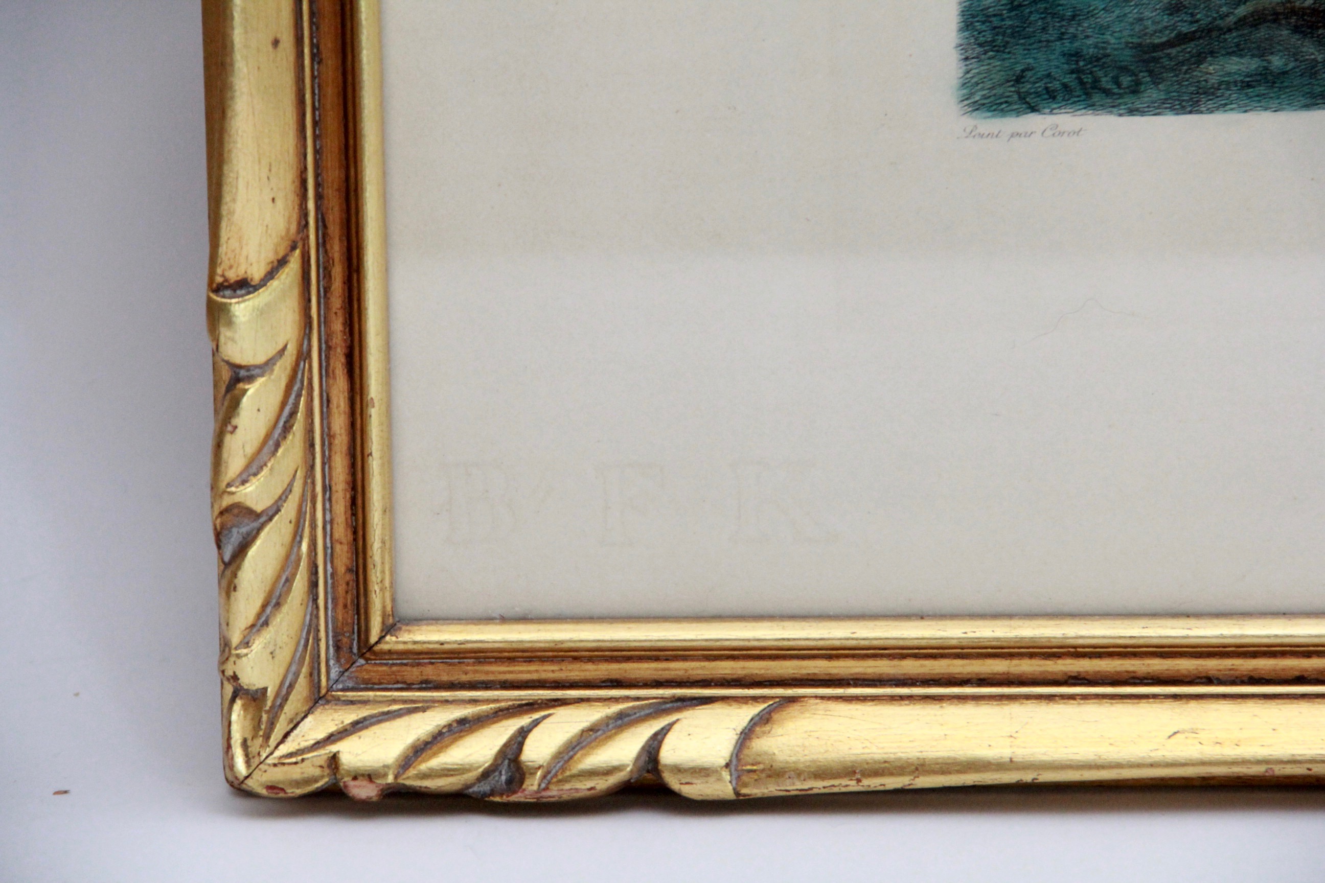 Jean-Baptiste-Camille Corot Hand-Colored Etchings After French Landscapes