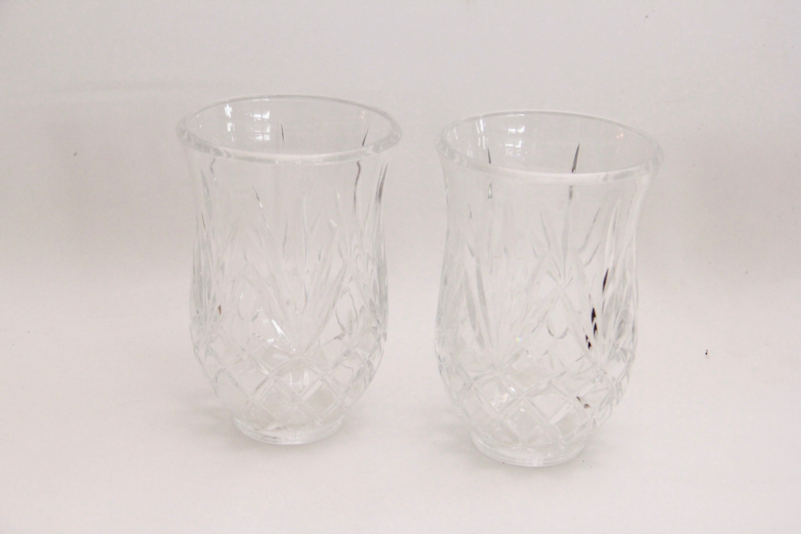 Glass and Brass Candlesticks and Decor