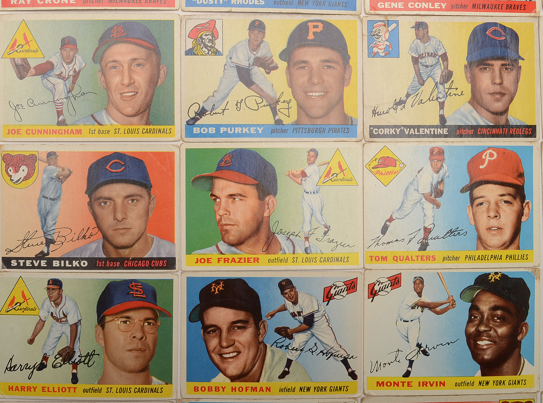 Twenty Five 1950s Topps Baseball Cards