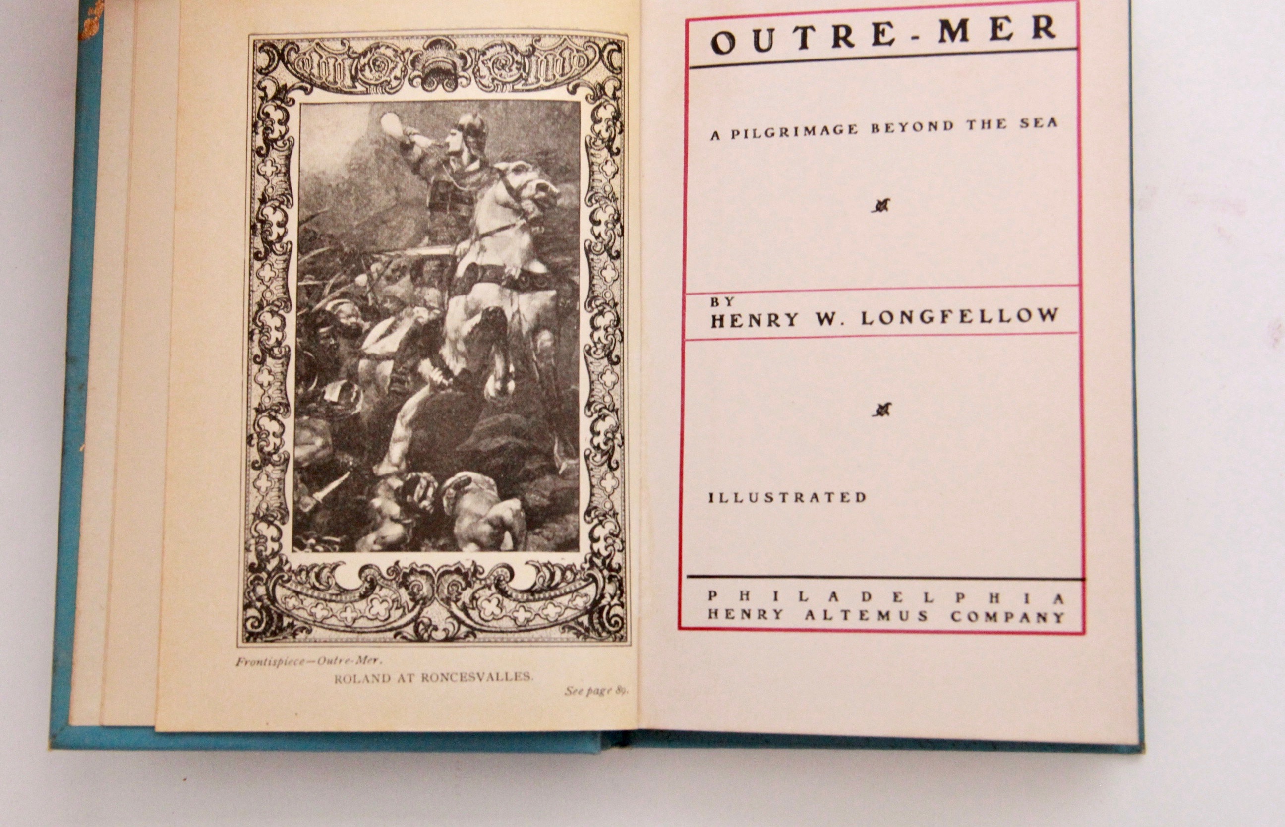 Antique Henry Wadsworth Longfellow Books