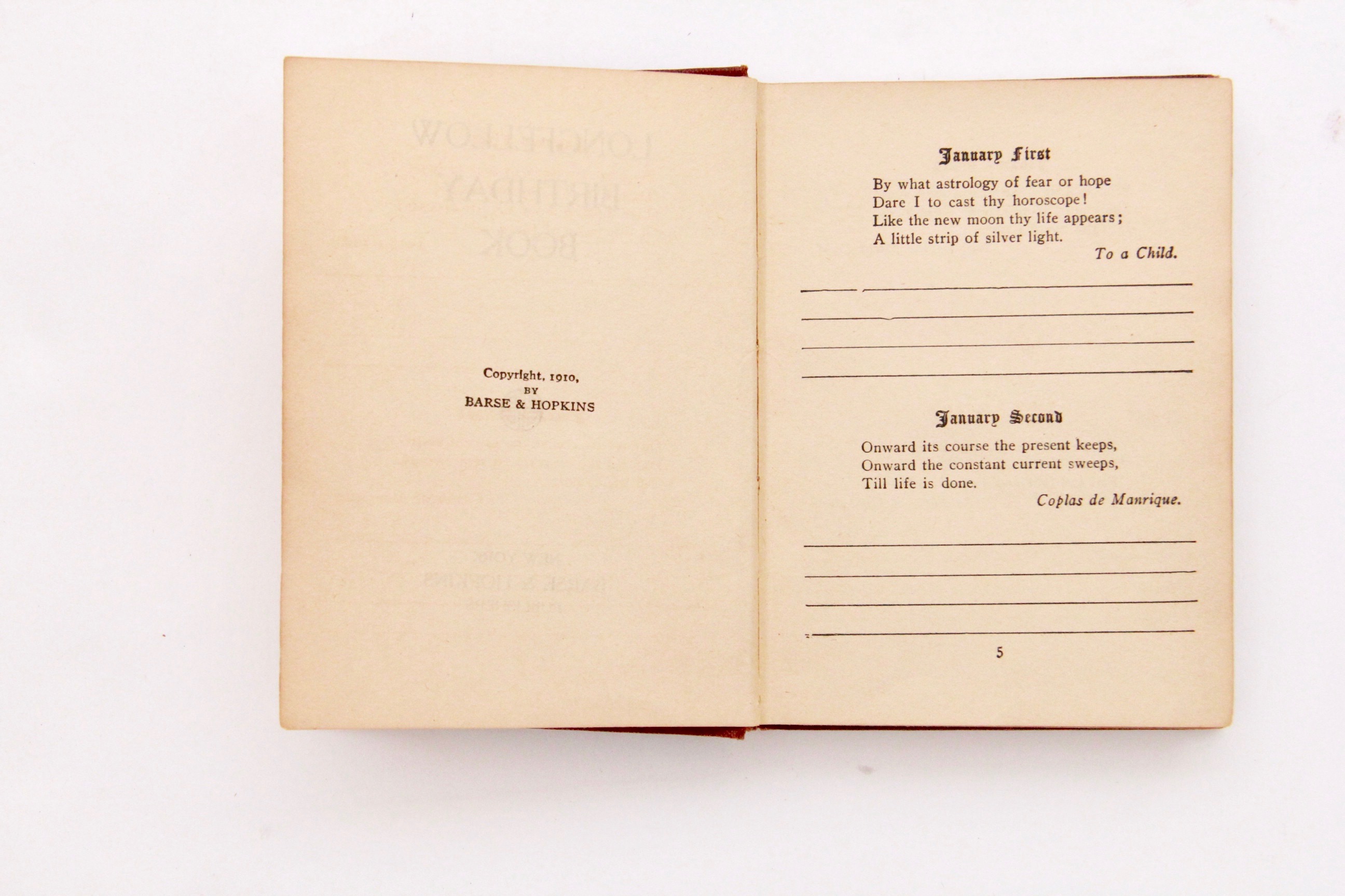 Antique Henry Wadsworth Longfellow Books