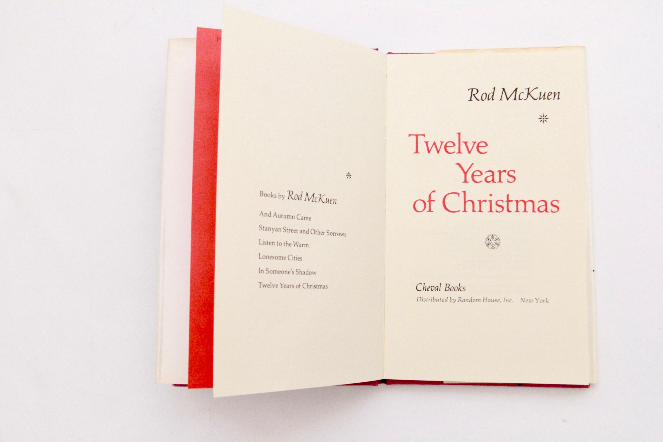 1969 "Twelve Years of Christmas" by Rod McKuen