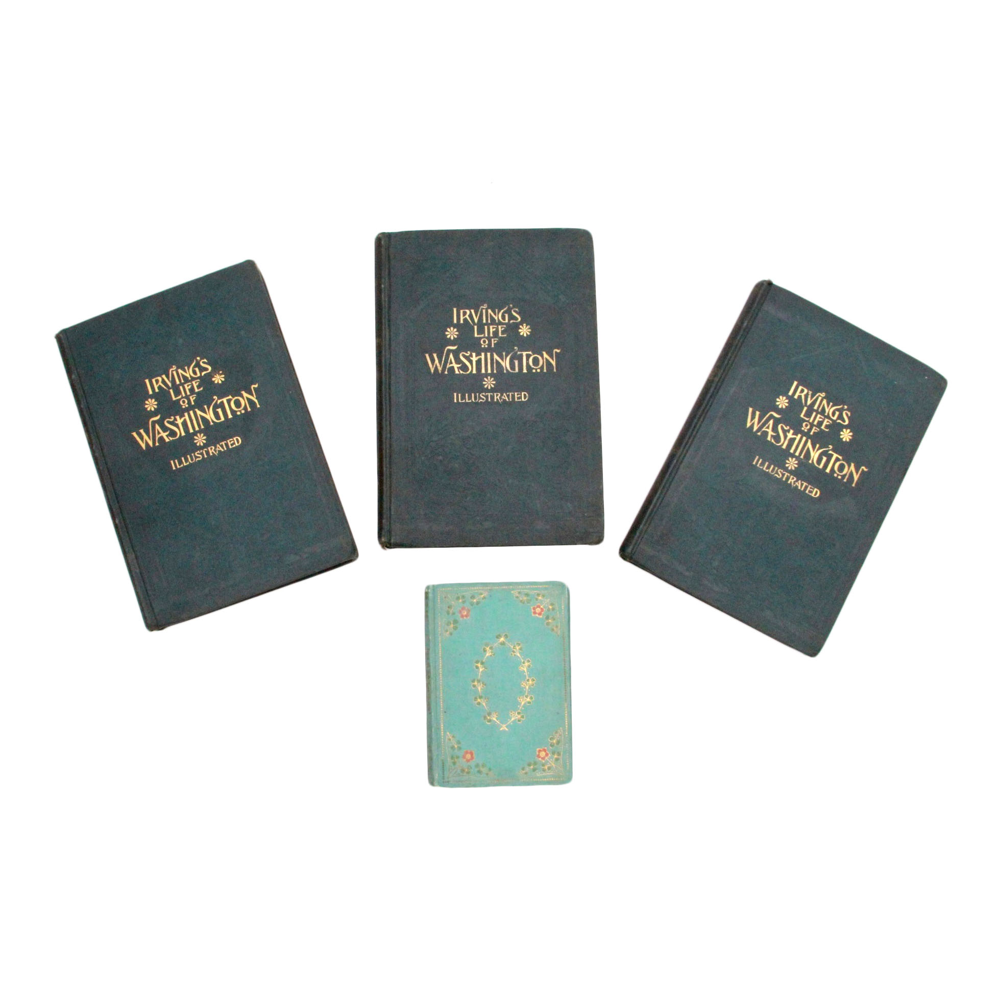 1890s Washington Irving Books Including "Life of George Washington" Complete in Three Volumes