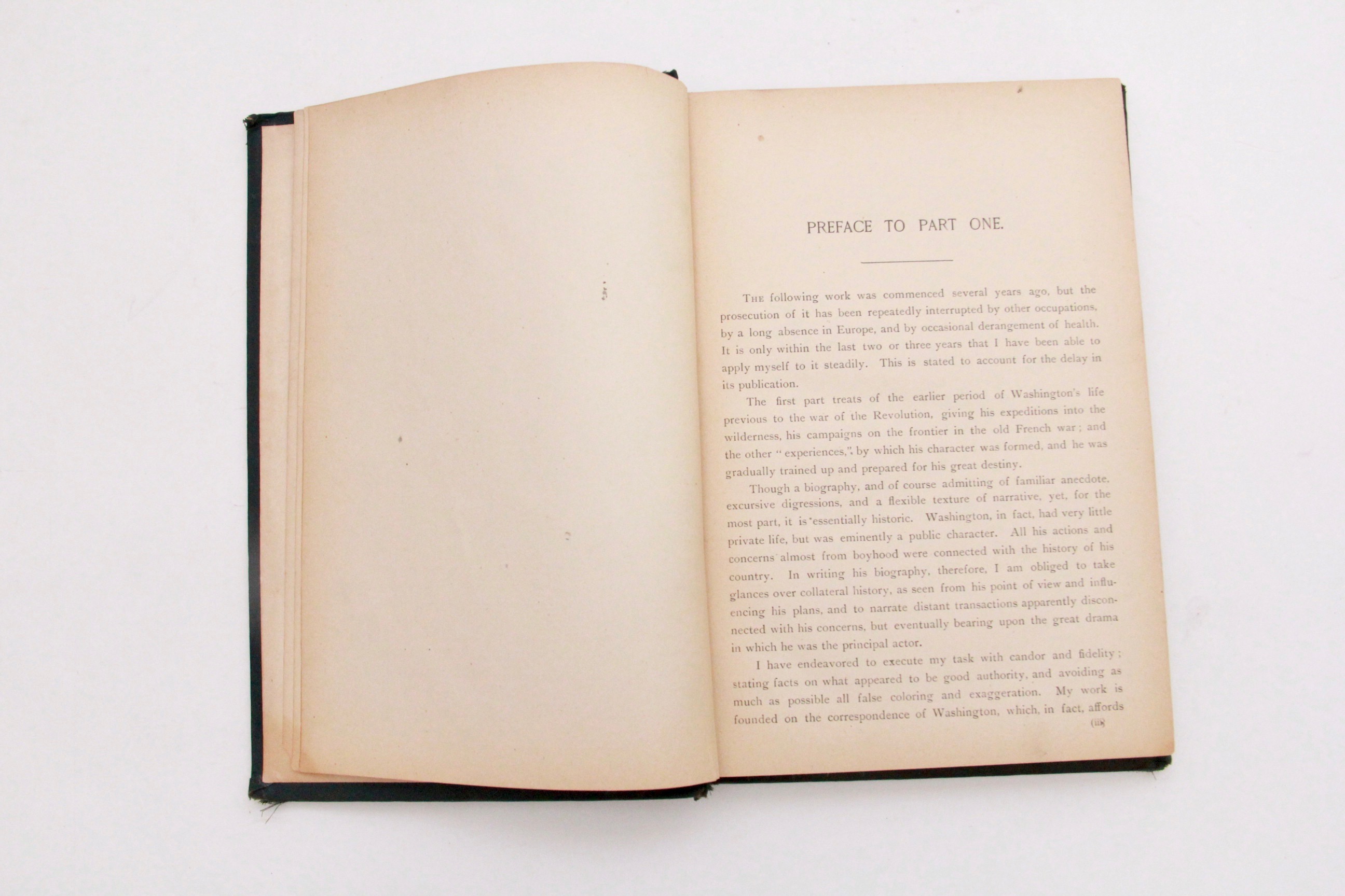 1890s Washington Irving Books Including "Life of George Washington" Complete in Three Volumes