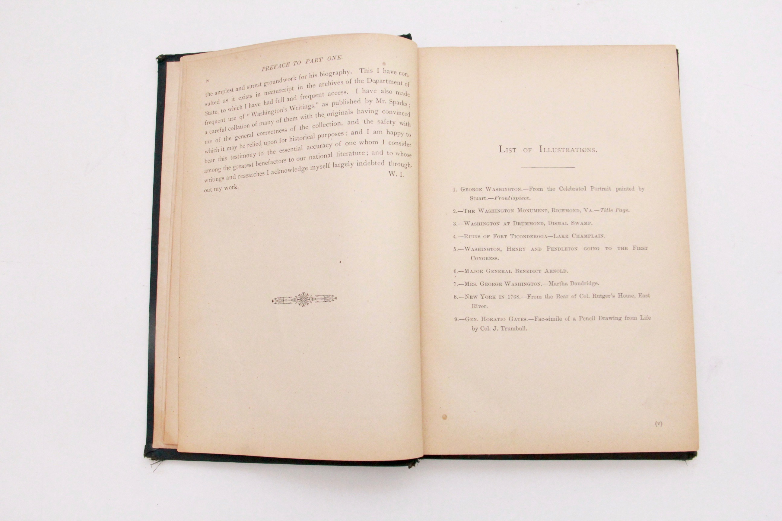 1890s Washington Irving Books Including "Life of George Washington" Complete in Three Volumes