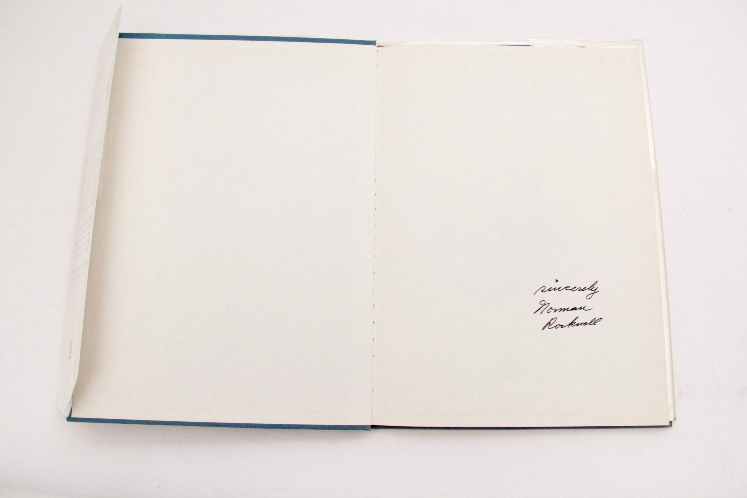 1969 Norman Rockwell Signed "The Norman Rockwell Storybook" and 1975 Signed Letter