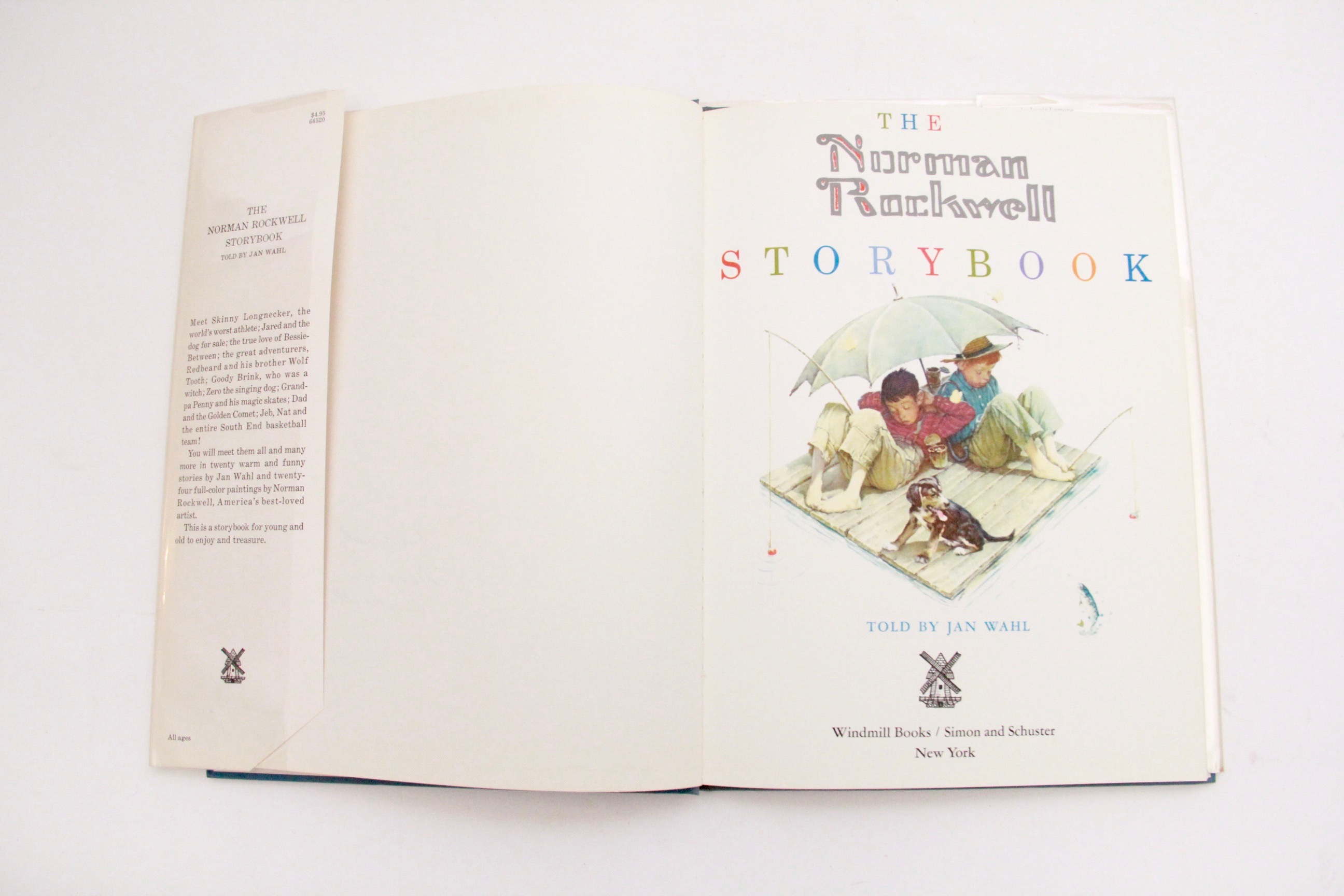 1969 Norman Rockwell Signed "The Norman Rockwell Storybook" and 1975 Signed Letter